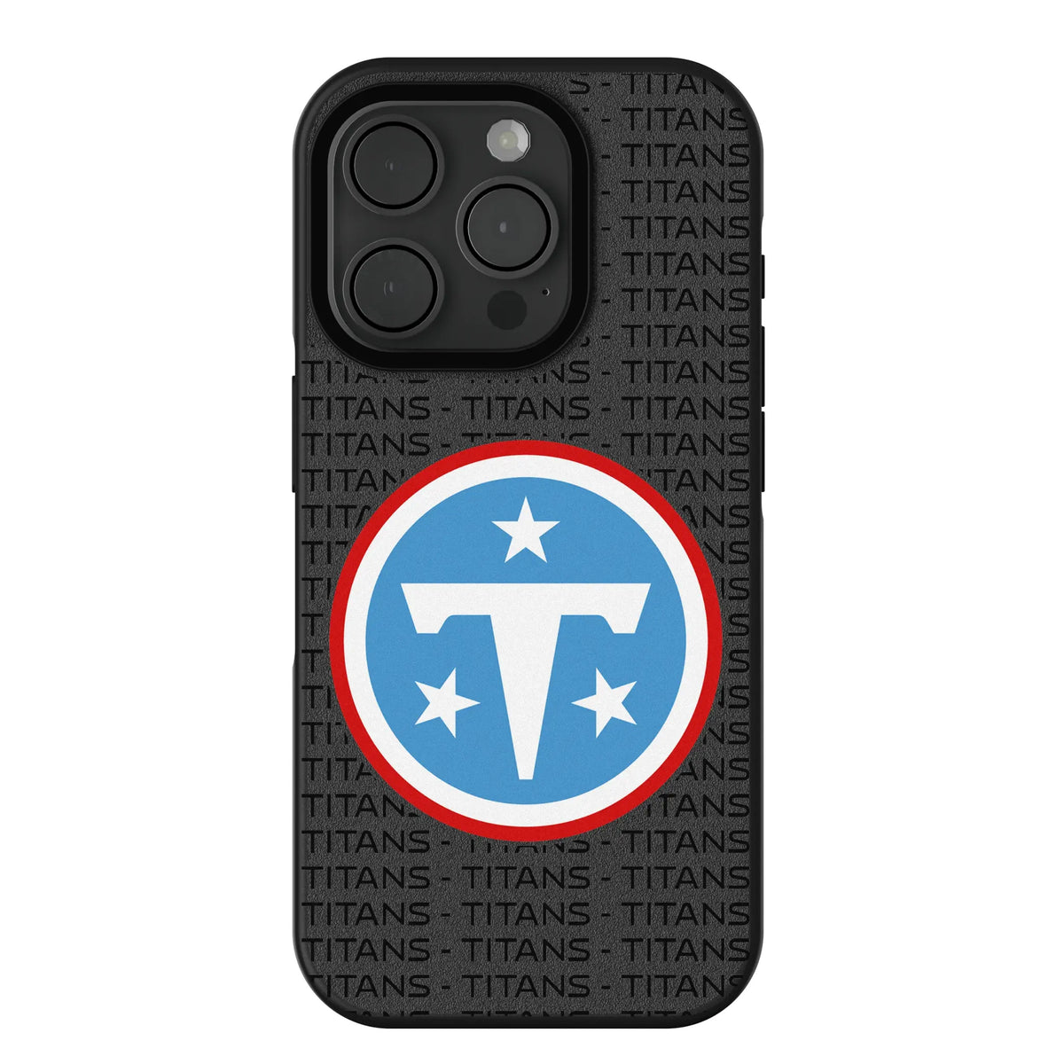 Tennessee Titans Text Backdrop iPhone Bump Phone Case for Apple iPhone