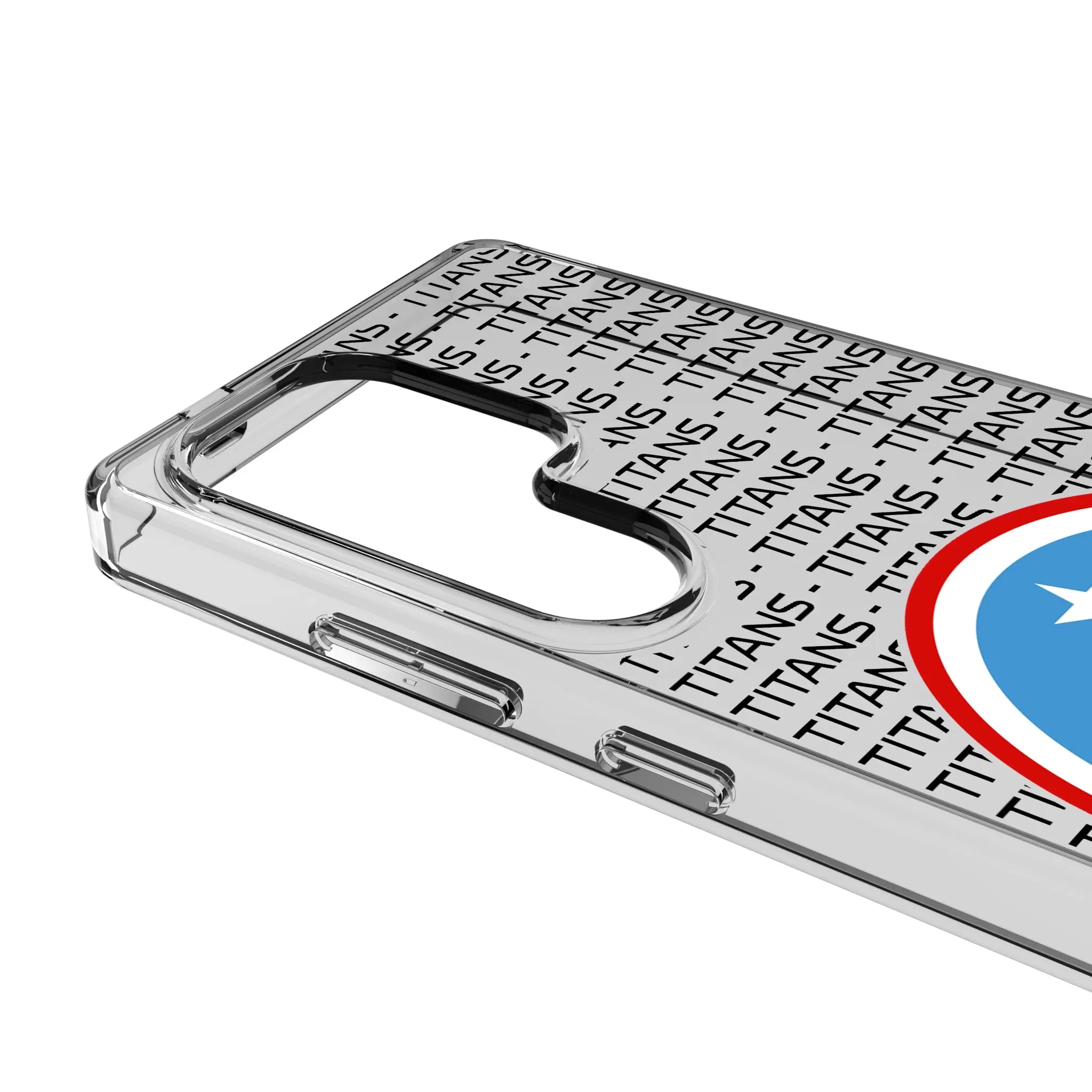 Tennessee Titans Text Backdrop Galaxy Clear Phone Case for Samsung Galaxy - Detail#Device_Galaxy S25 Ultra