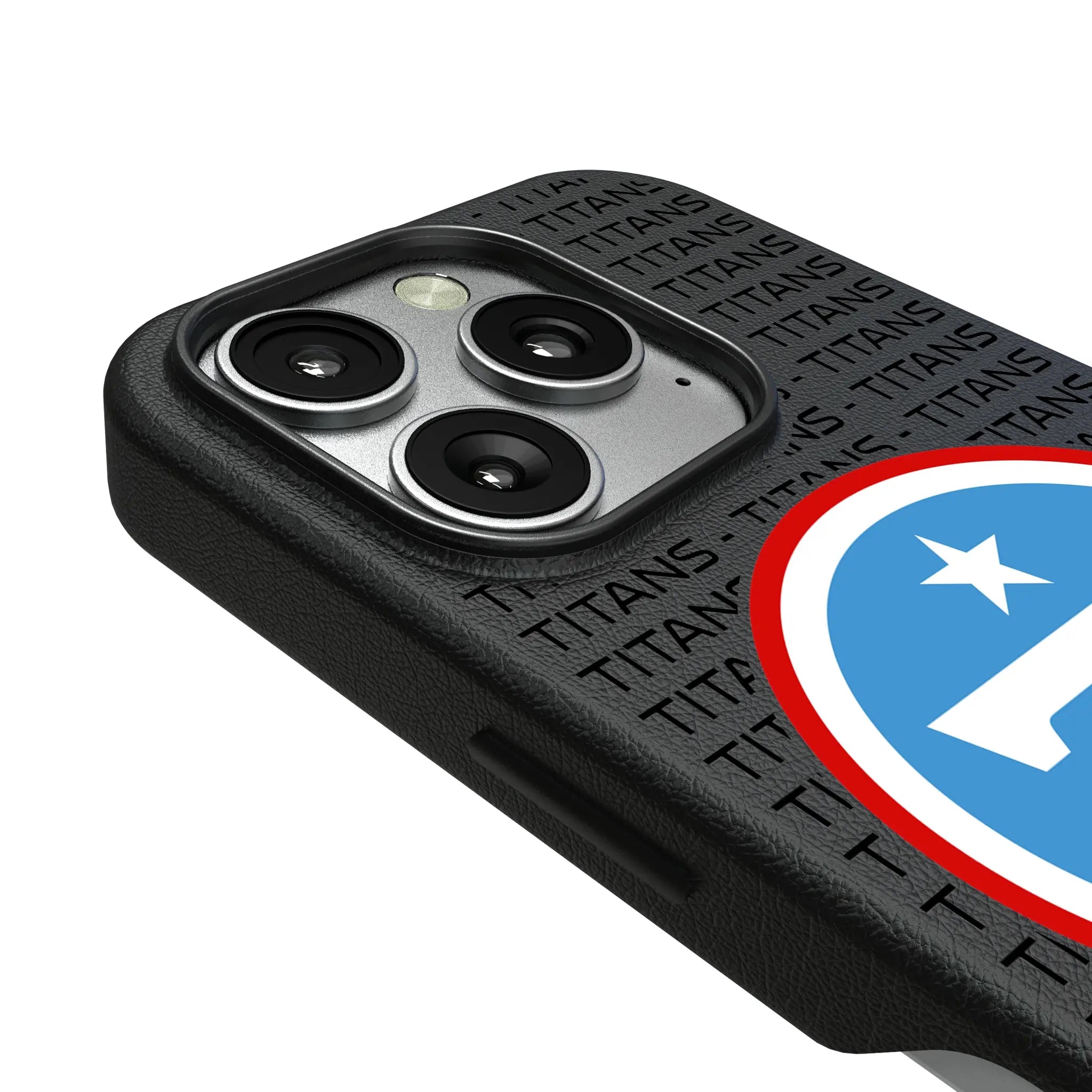 Tennessee Titans Text Backdrop iPhone MagSafe Compatible Phone Case for Apple iPhone - Detail