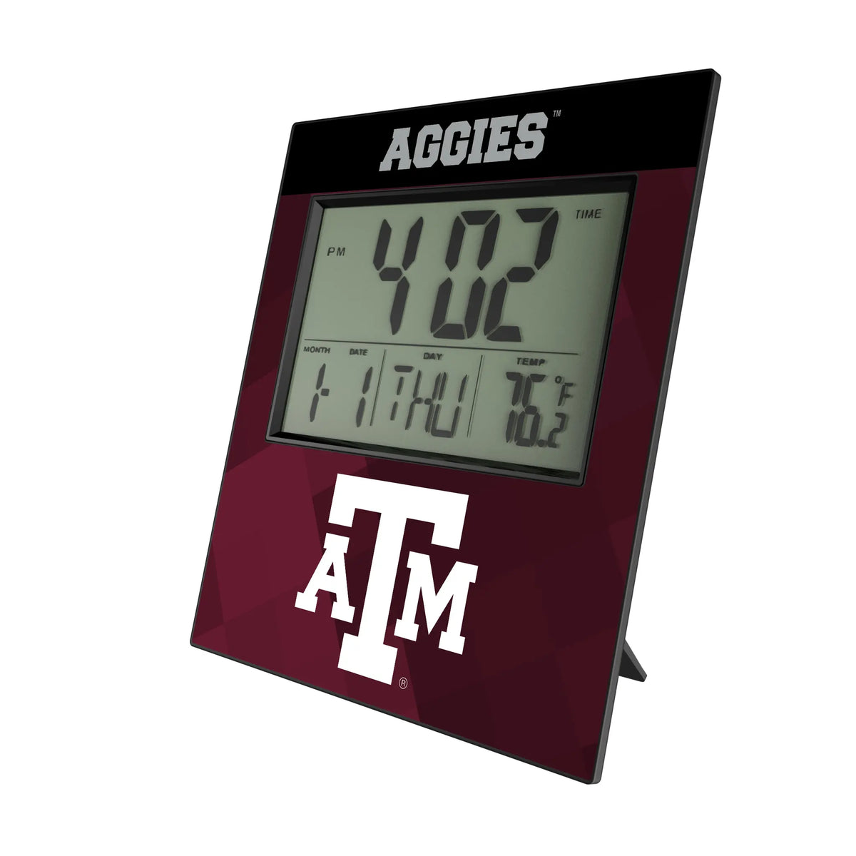 Texas A&M University Aggies Color Block Wall Clock