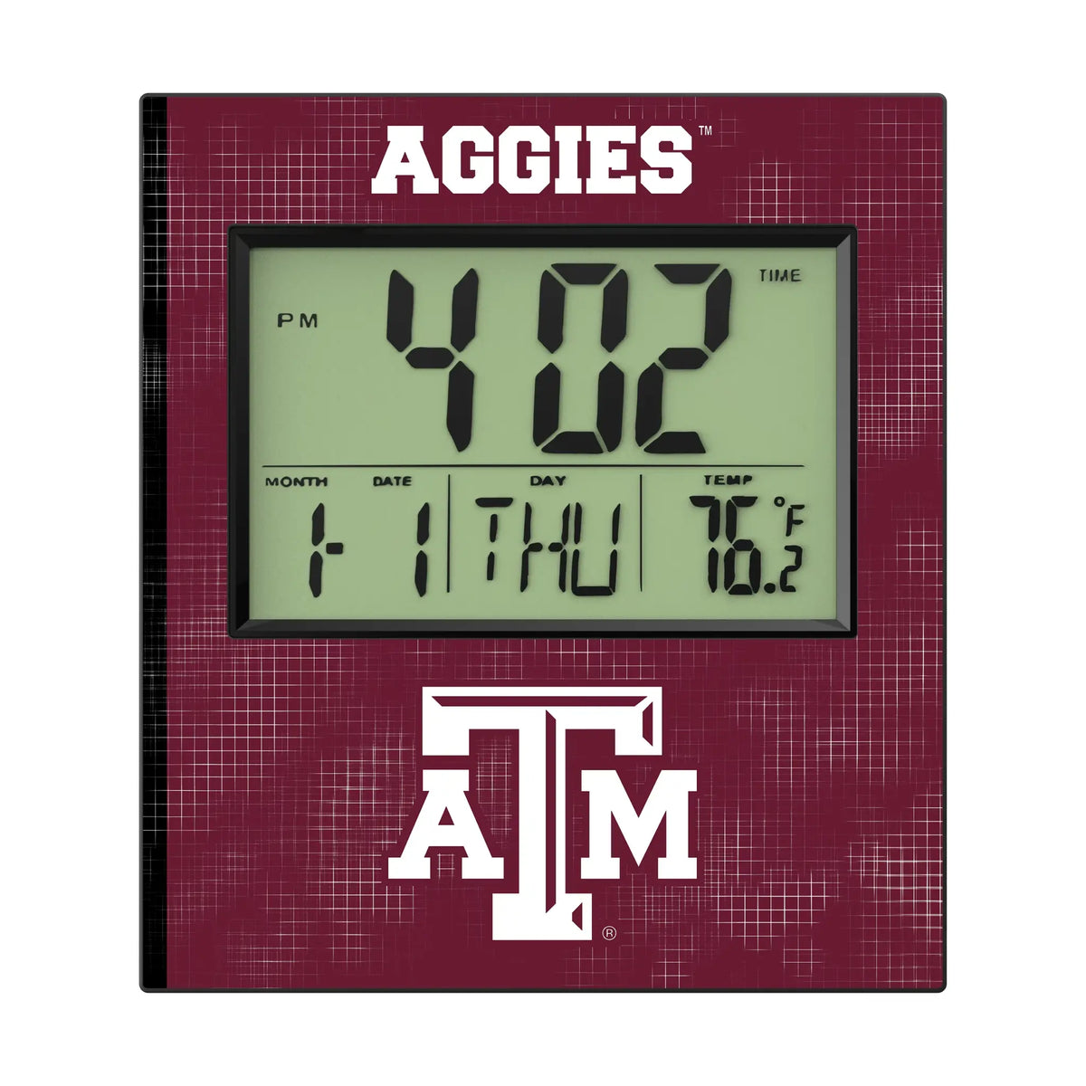 Texas A&M University Aggies Hatch Wall Clock