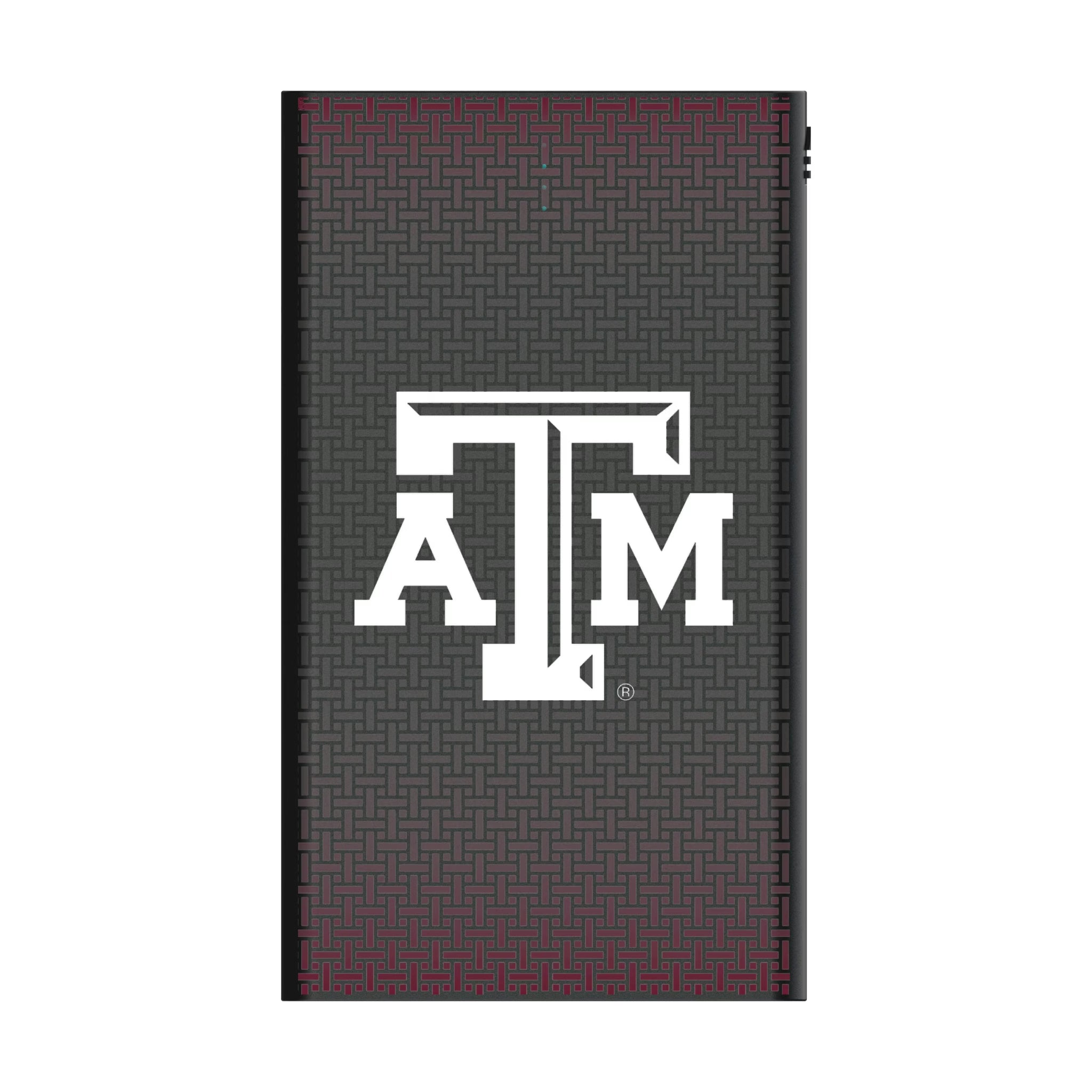 Texas A&M University Aggies Linen 5000mAh Flat Powerbank