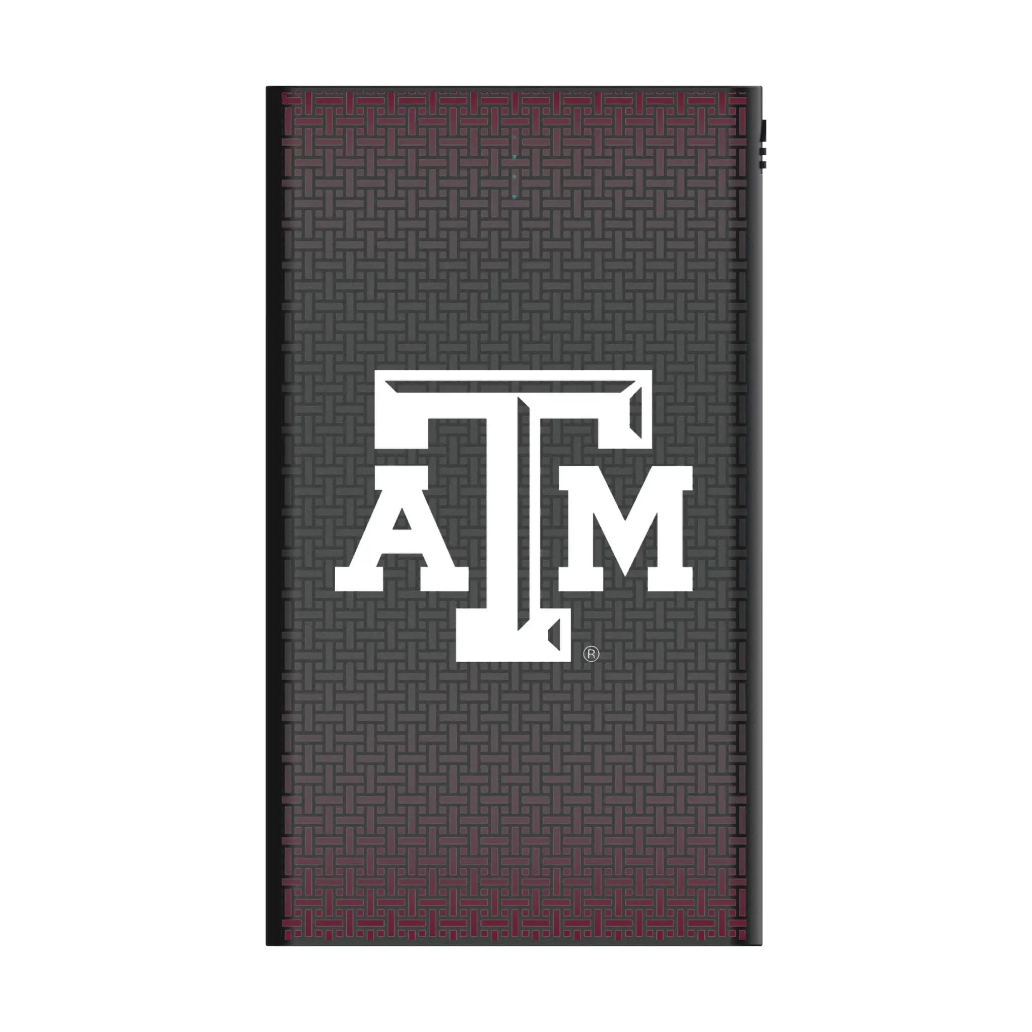 Texas A&M University Aggies Linen 5000mAh Flat Power Bank