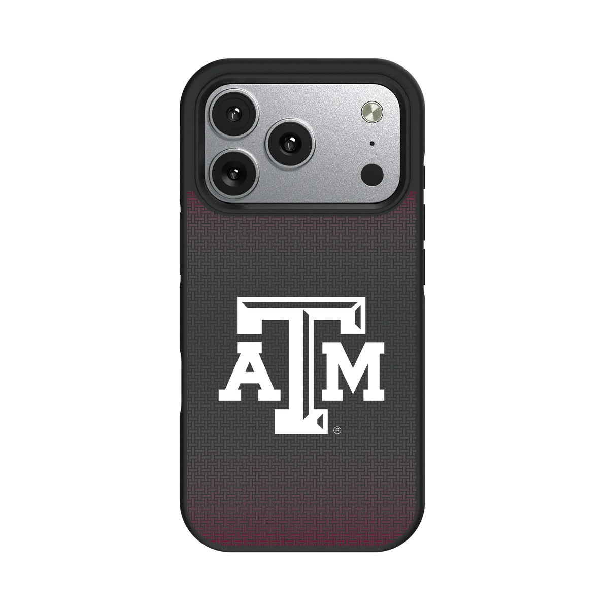 Texas A&M University Aggies Linen iPhone Bump Phone Case for Apple iPhone#Device_iPhone 17 Pro