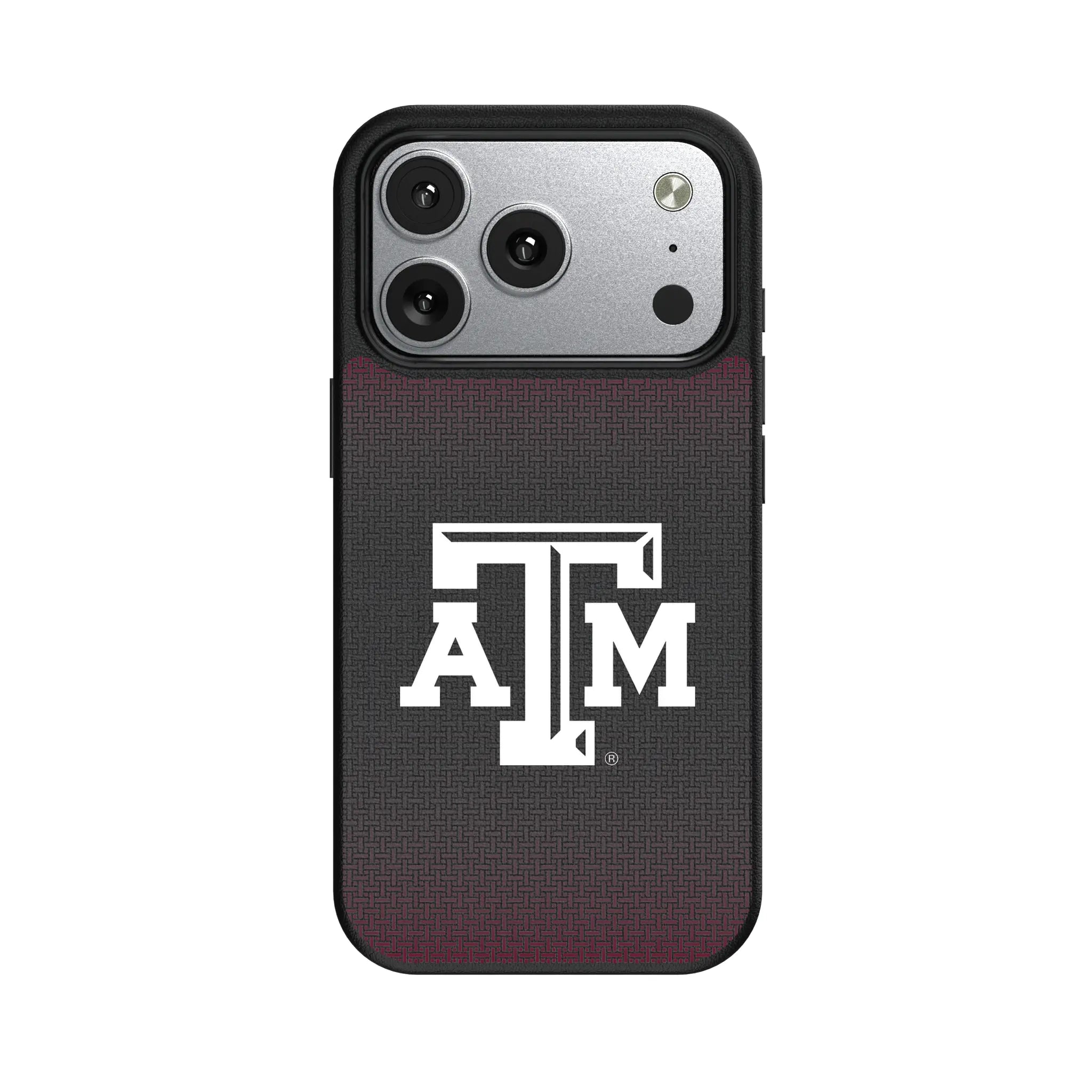 Texas A&M University Aggies Linen iPhone MagSafe Compatible Phone Case for Apple iPhone#Device_iPhone 17 Pro