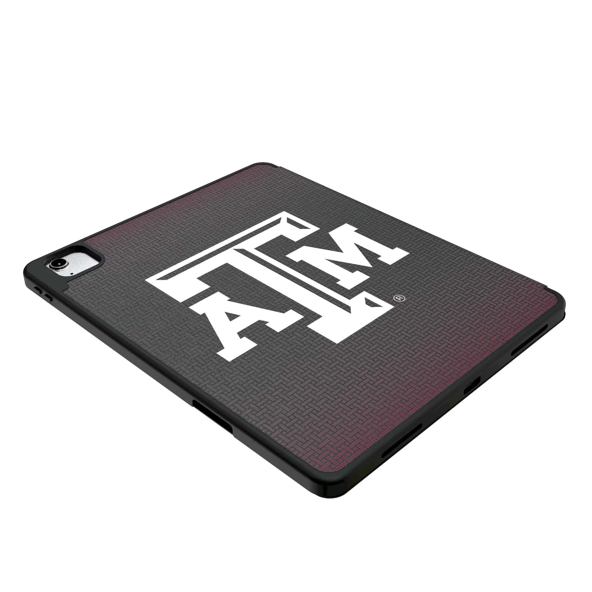 Texas A&M University Aggies Linen iPad Tablet Case for Apple iPad - Isometric View