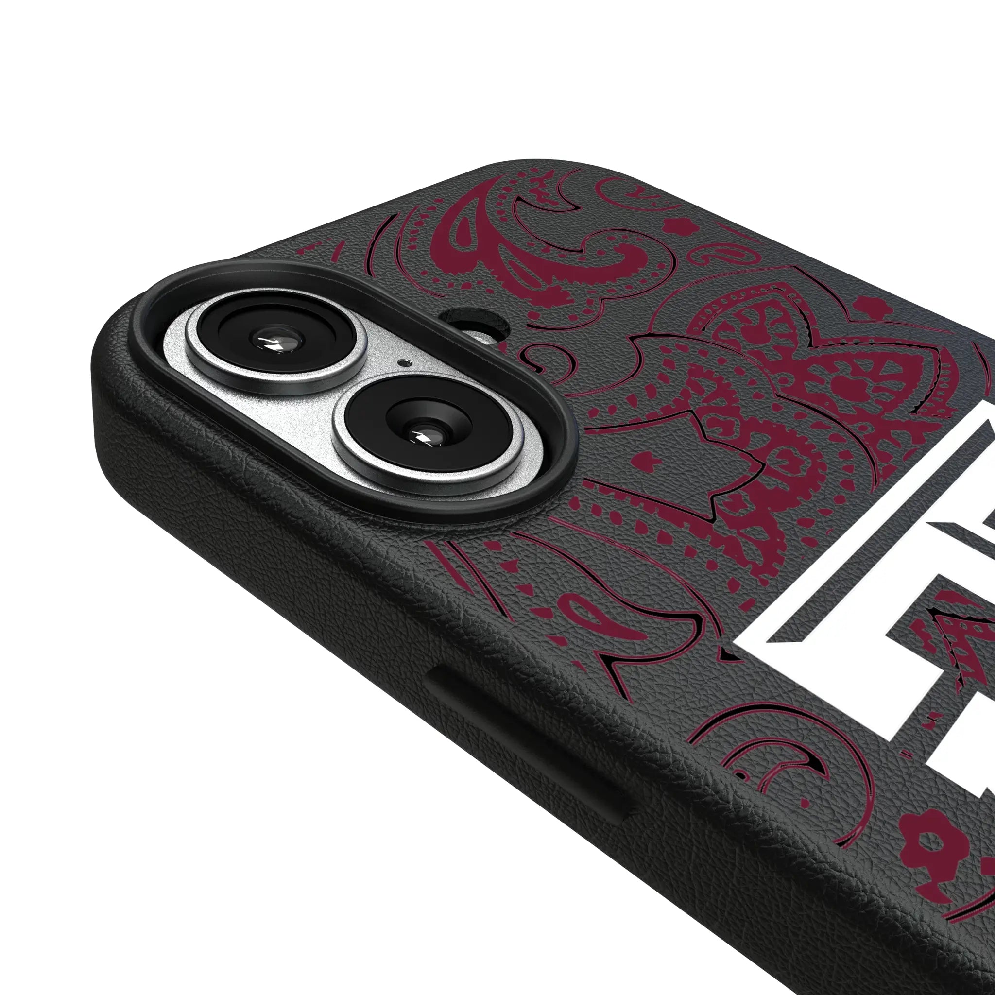 Texas A&M University Aggies Paisley iPhone MagSafe Compatible Phone Case for Apple iPhone - Detail#Device_iPhone 17