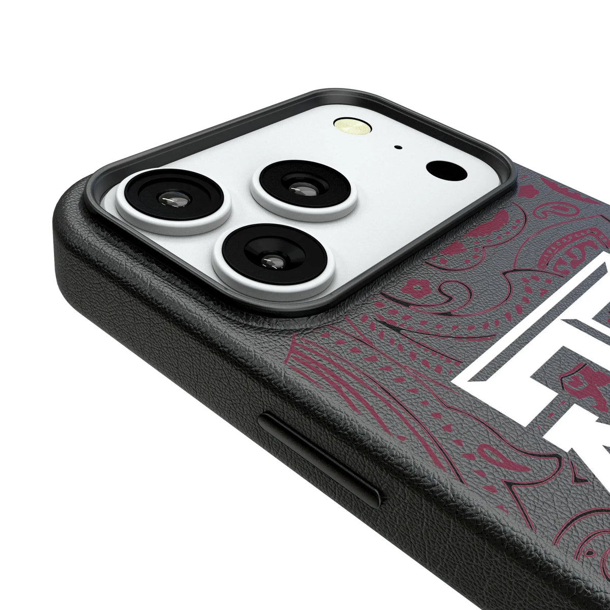 Texas A&M University Aggies Paisley iPhone MagSafe Compatible Phone Case for Apple iPhone - Detail#Device_iPhone 18 Pro