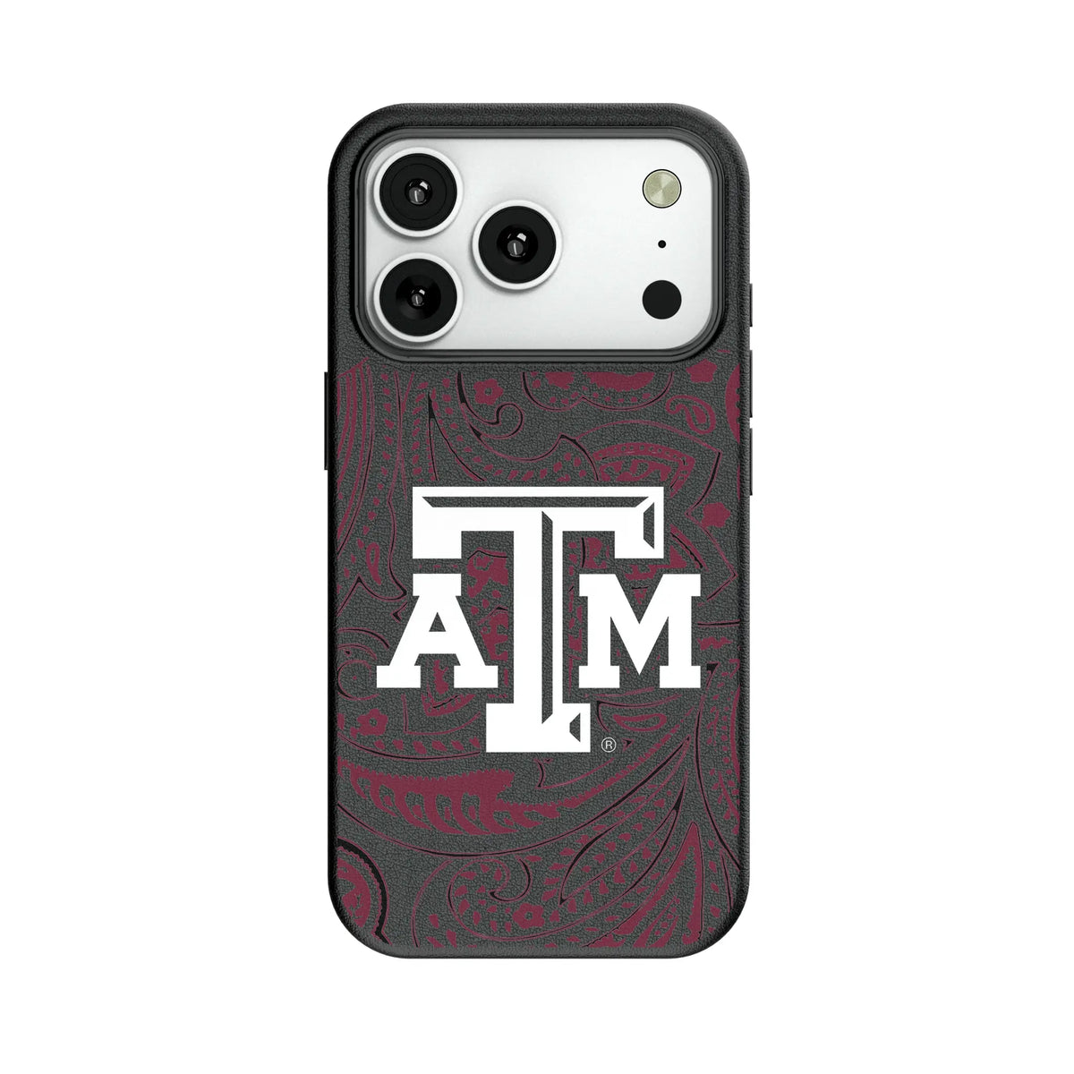 Texas A&M University Aggies Paisley MagSafe Compatible Phone Case for Apple iPhone