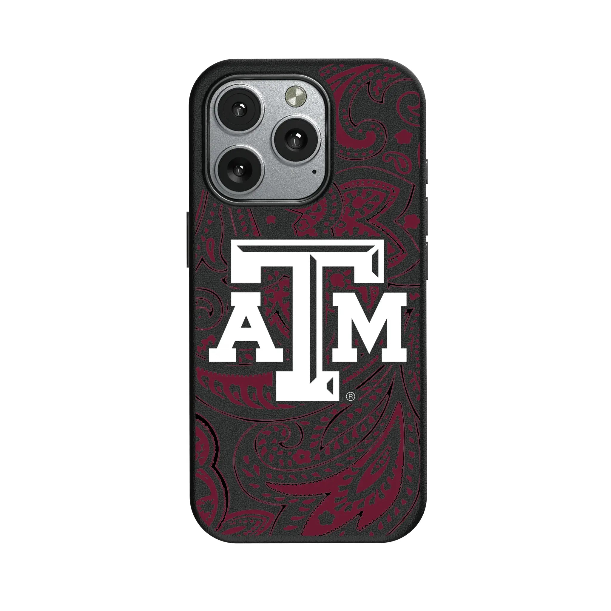 Texas A&M University Aggies Paisley iPhone MagSafe Compatible Phone Case for Apple iPhone