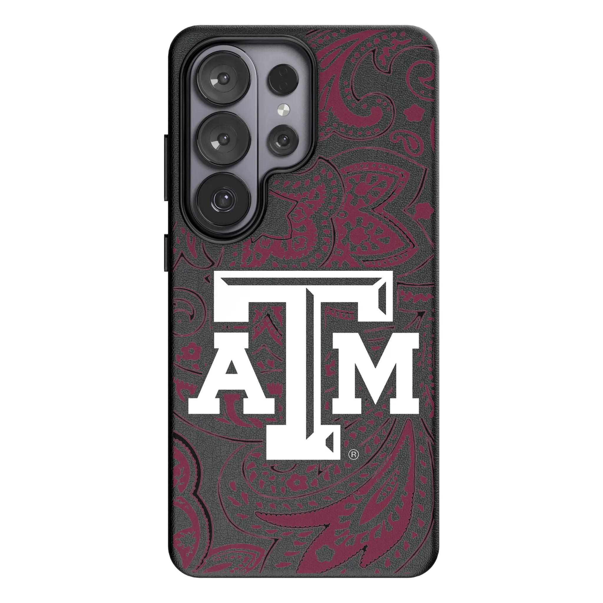Texas A&M University Aggies Paisley Galaxy MagSafe Compatible Phone Case for Samsung Galaxy#Device_Galaxy S26 Ultra