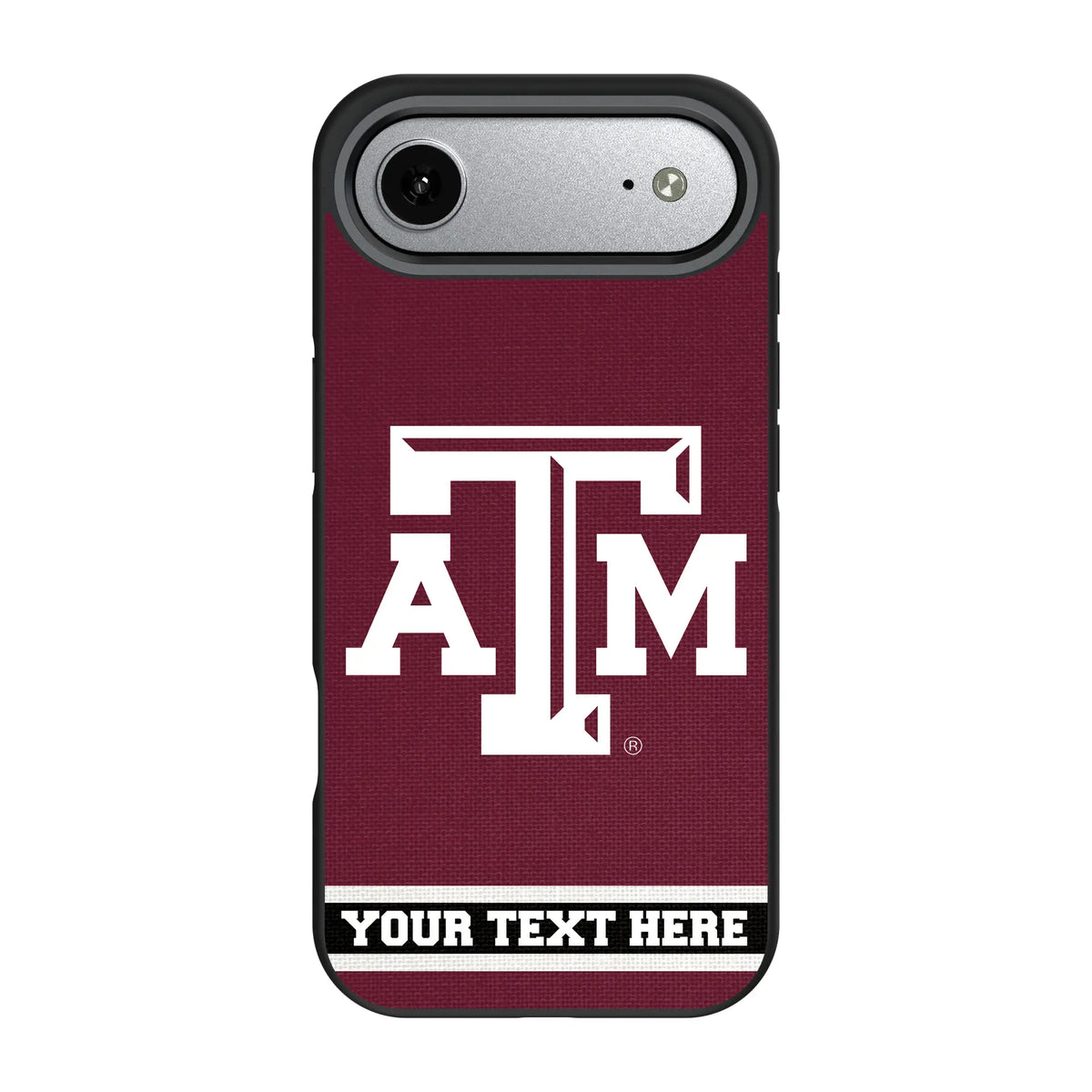 Texas A&M University Aggies Personalized Stripe iPhone Bump Phone Case for Apple iPhone#Device_iPhone Air