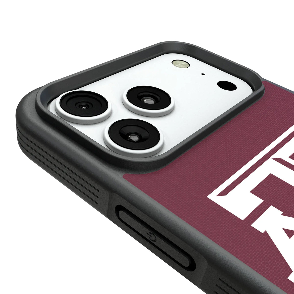 Texas A&M University Aggies Personalized Stripe iPhone Bump Phone Case for Apple iPhone - Detail#Device_iPhone 18 Pro Max