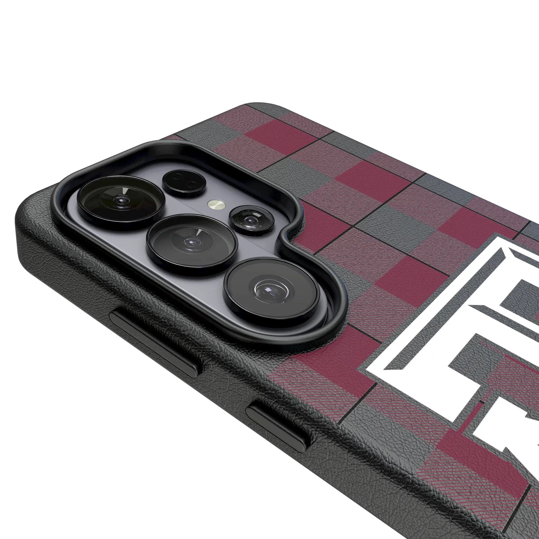 Texas A&M University Aggies Plaid Galaxy MagSafe Compatible Phone Case for Samsung Galaxy - Detail#Device_Galaxy S26 Ultra