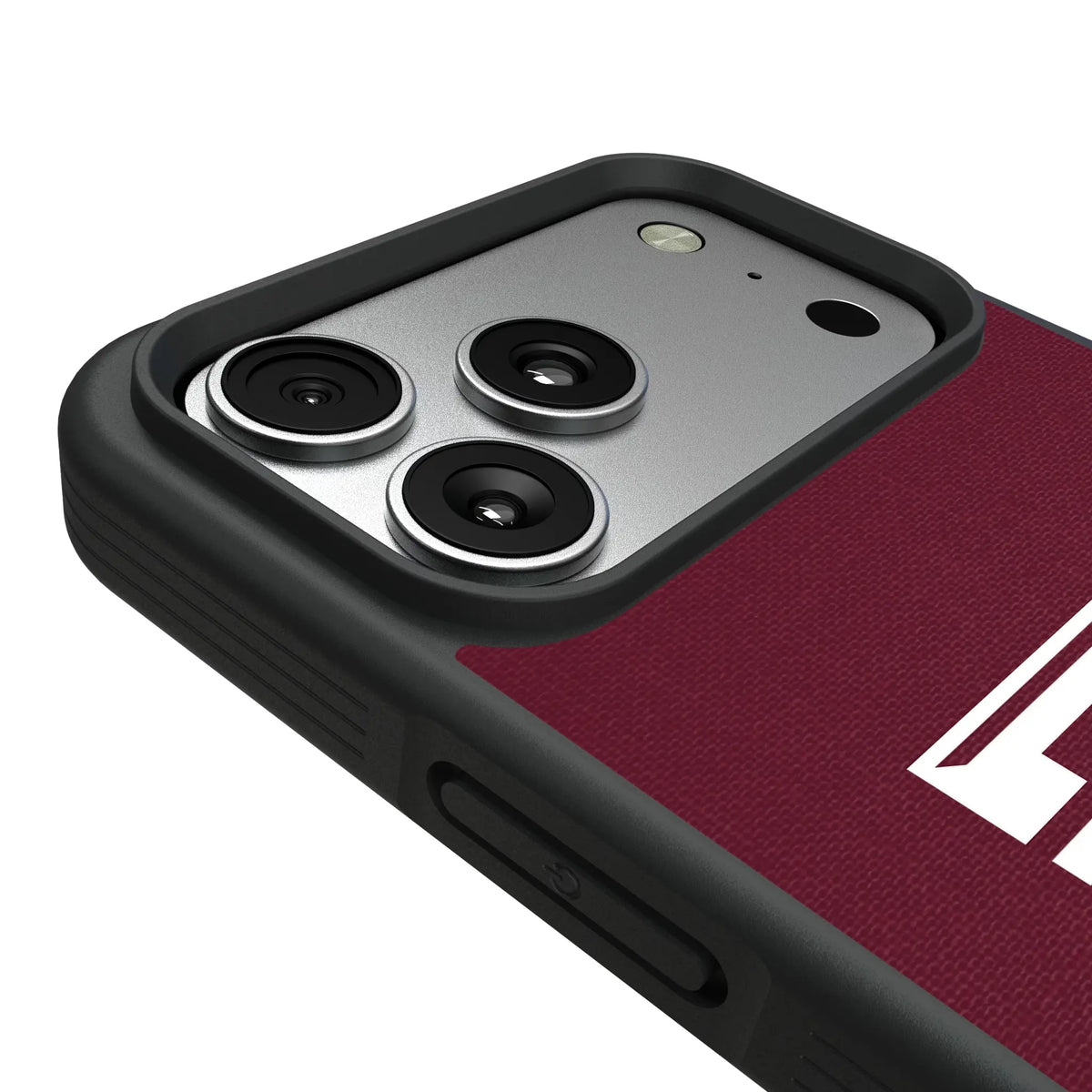 Texas A&M University Aggies Solid iPhone Bump Phone Case for Apple iPhone - Detail#Device_iPhone 17 Pro Max