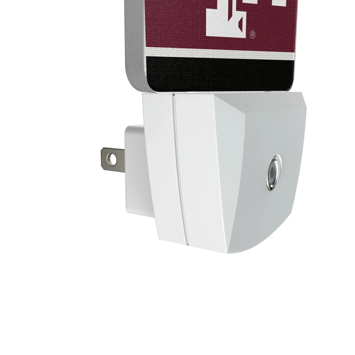Texas A&M University Aggies Stripe Night Light 2-Pack - Detail