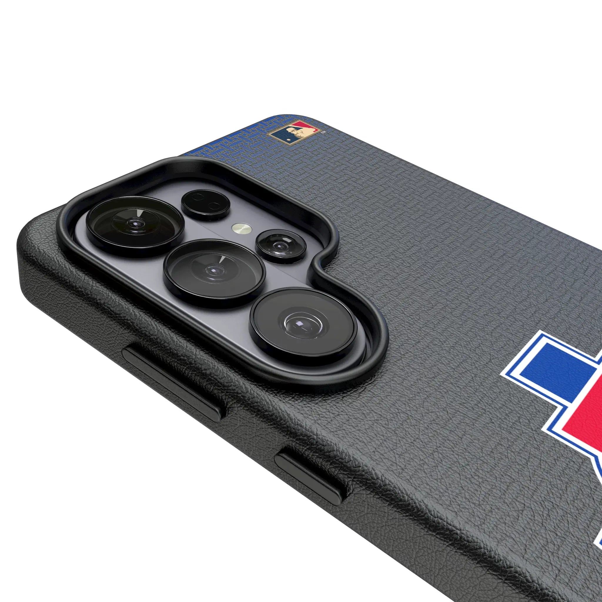 Texas Rangers 1981-1983 - Cooperstown Collection Linen Galaxy MagSafe Compatible Phone Case for Samsung Galaxy - Detail#Device_Galaxy S26 Ultra