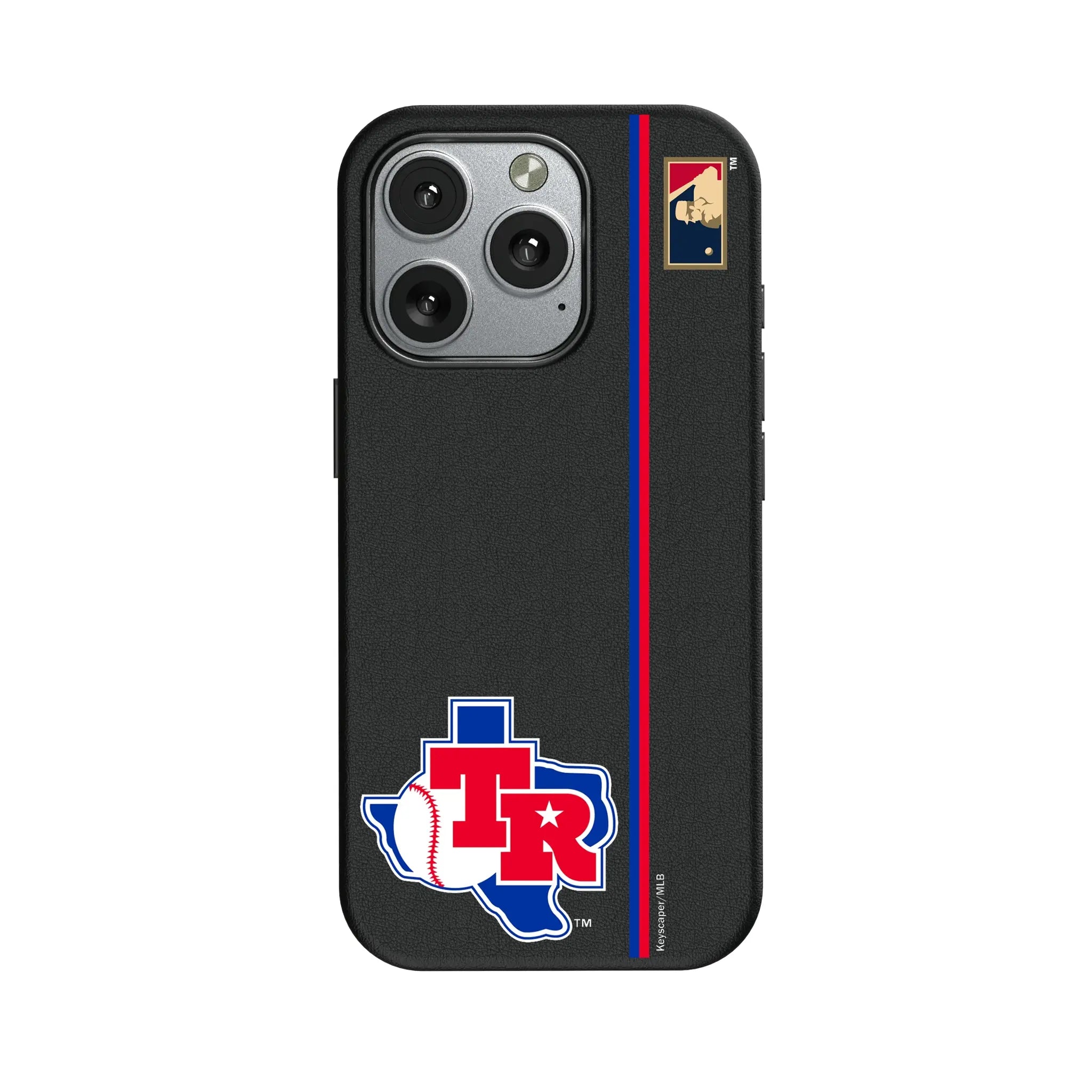 Texas Rangers 1981-1983 - Cooperstown Collection Sidebar iPhone MagSafe Compatible Phone Case for Apple iPhone