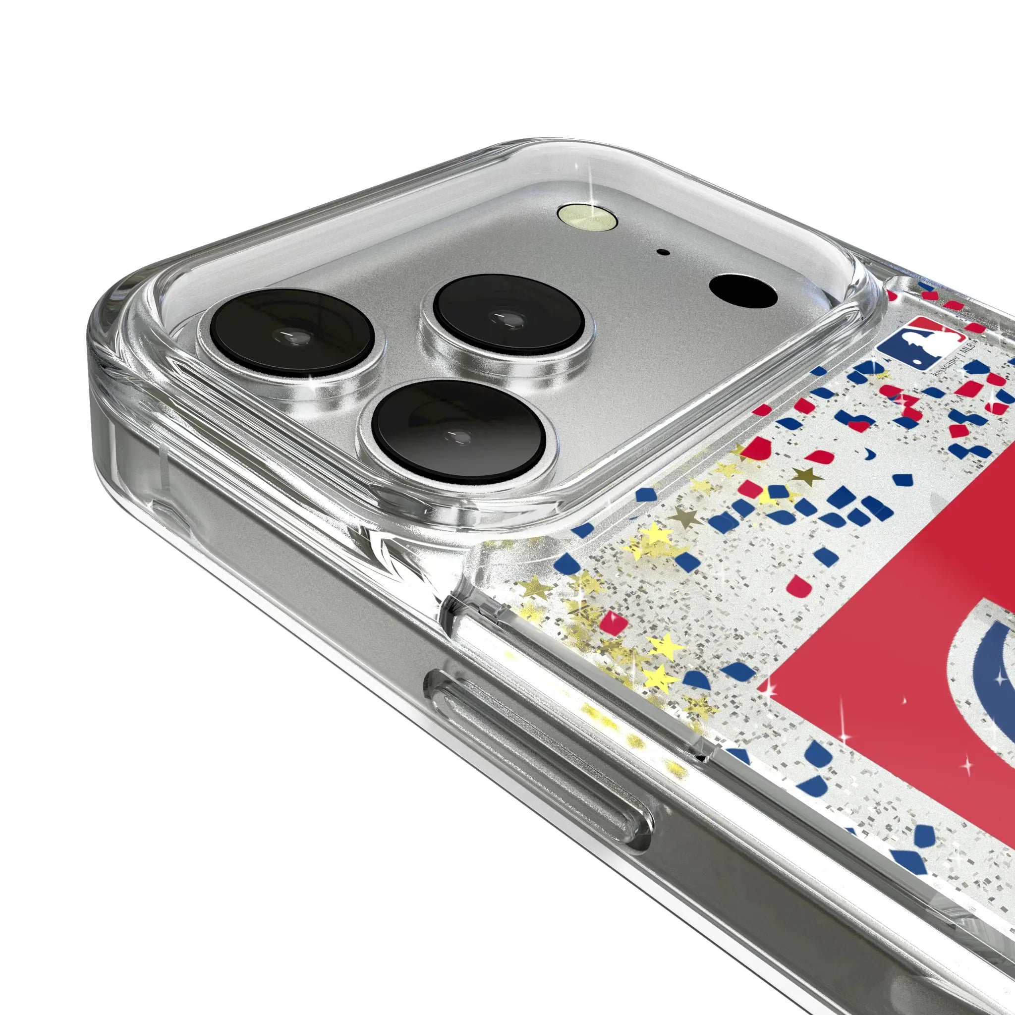 Texas Rangers Confetti iPhone Glitter Phone Case for Apple iPhone - Detail