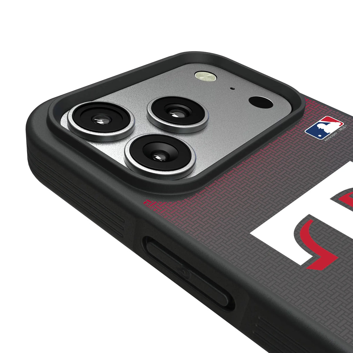 Texas Rangers Linen iPhone Bump Phone Case for Apple iPhone - Detail#Device_iPhone 17 Pro