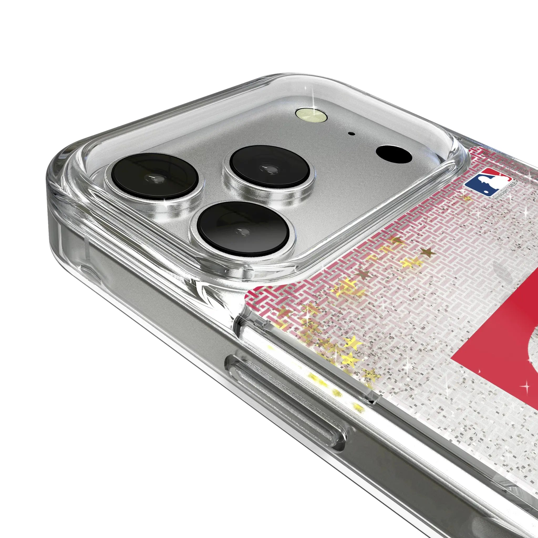 Texas Rangers Linen iPhone Glitter Phone Case for Apple iPhone - Detail