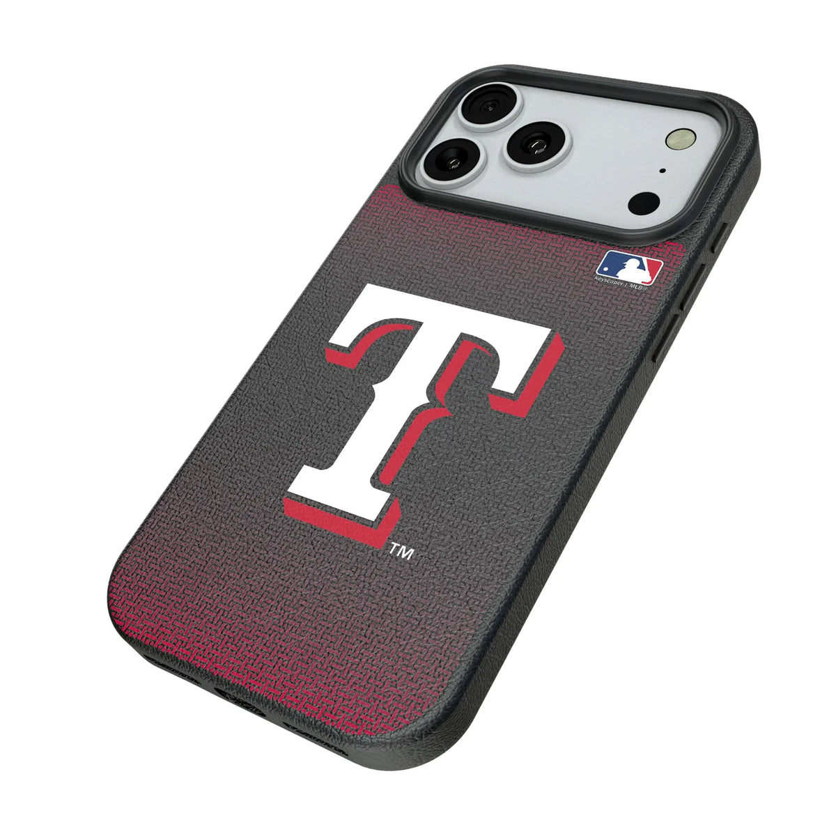 Texas Rangers Linen iPhone MagSafe Compatible Phone Case for Apple iPhone - Isometric View#Device_iPhone 18 Pro Max