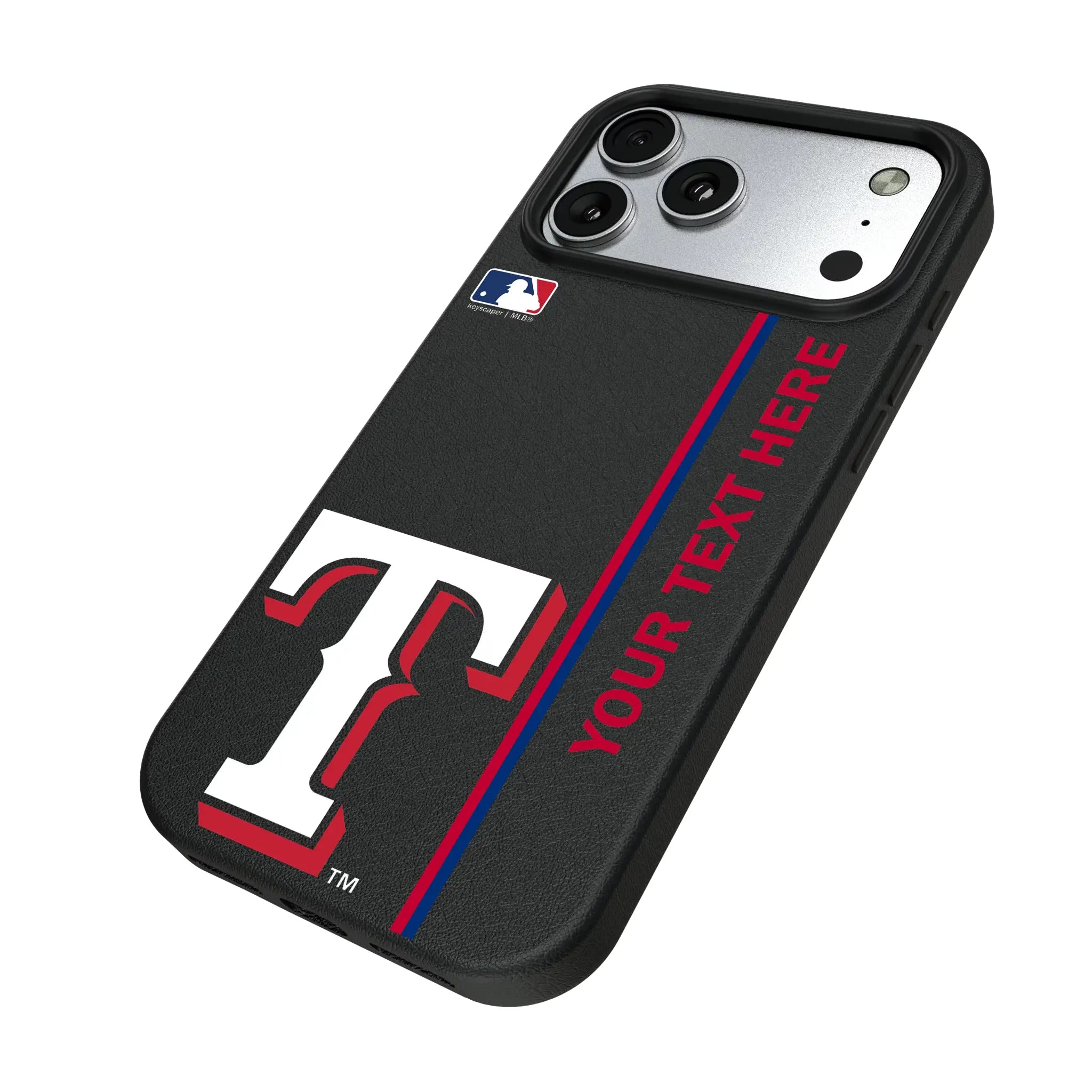 Texas Rangers Personalized Sidebard iPhone MagSafe Compatible Phone Case for Apple iPhone - Isometric View#Device_iPhone 17 Pro Max