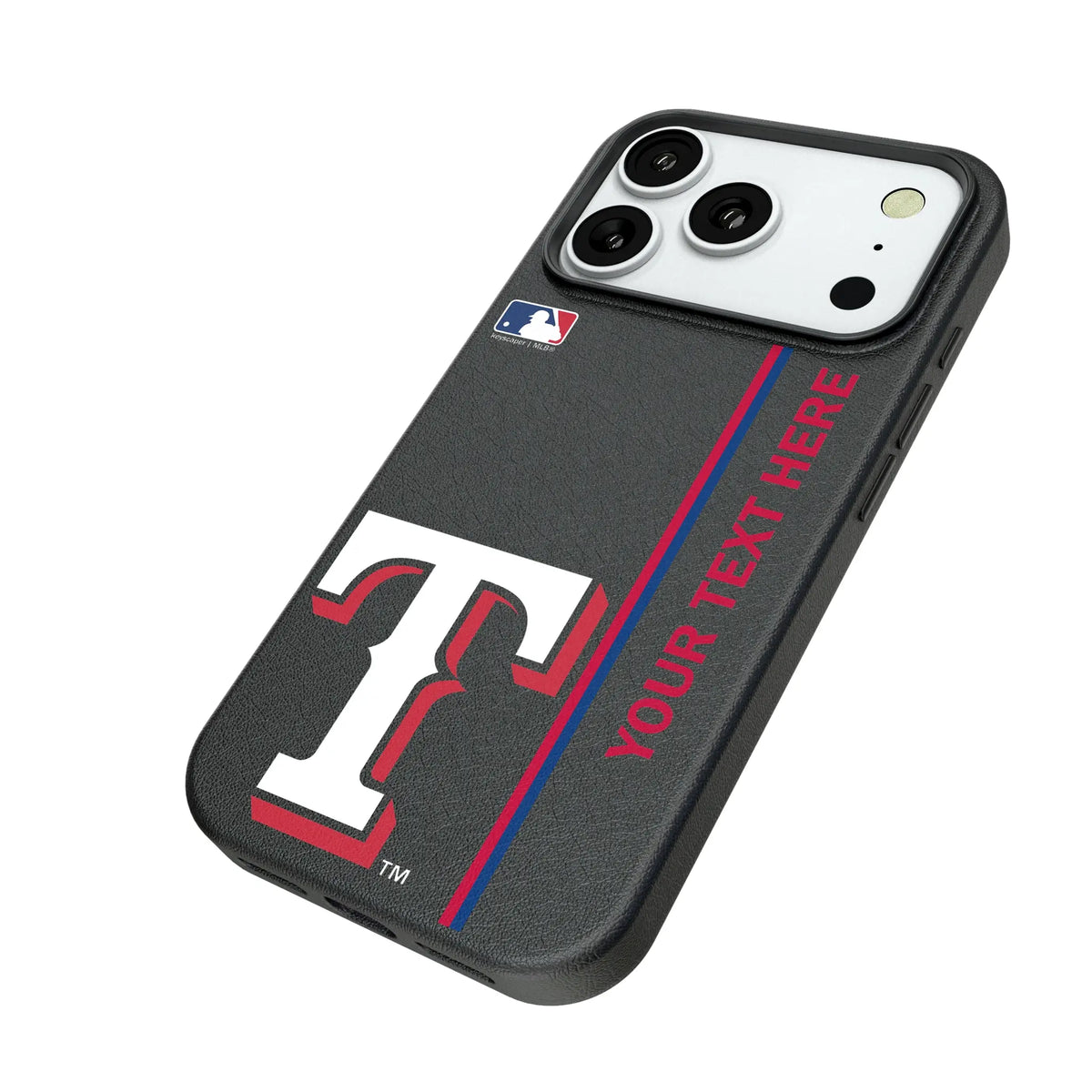 Texas Rangers Personalized Sidebard iPhone MagSafe Compatible Phone Case for Apple iPhone - Isometric View#Device_iPhone 18 Pro