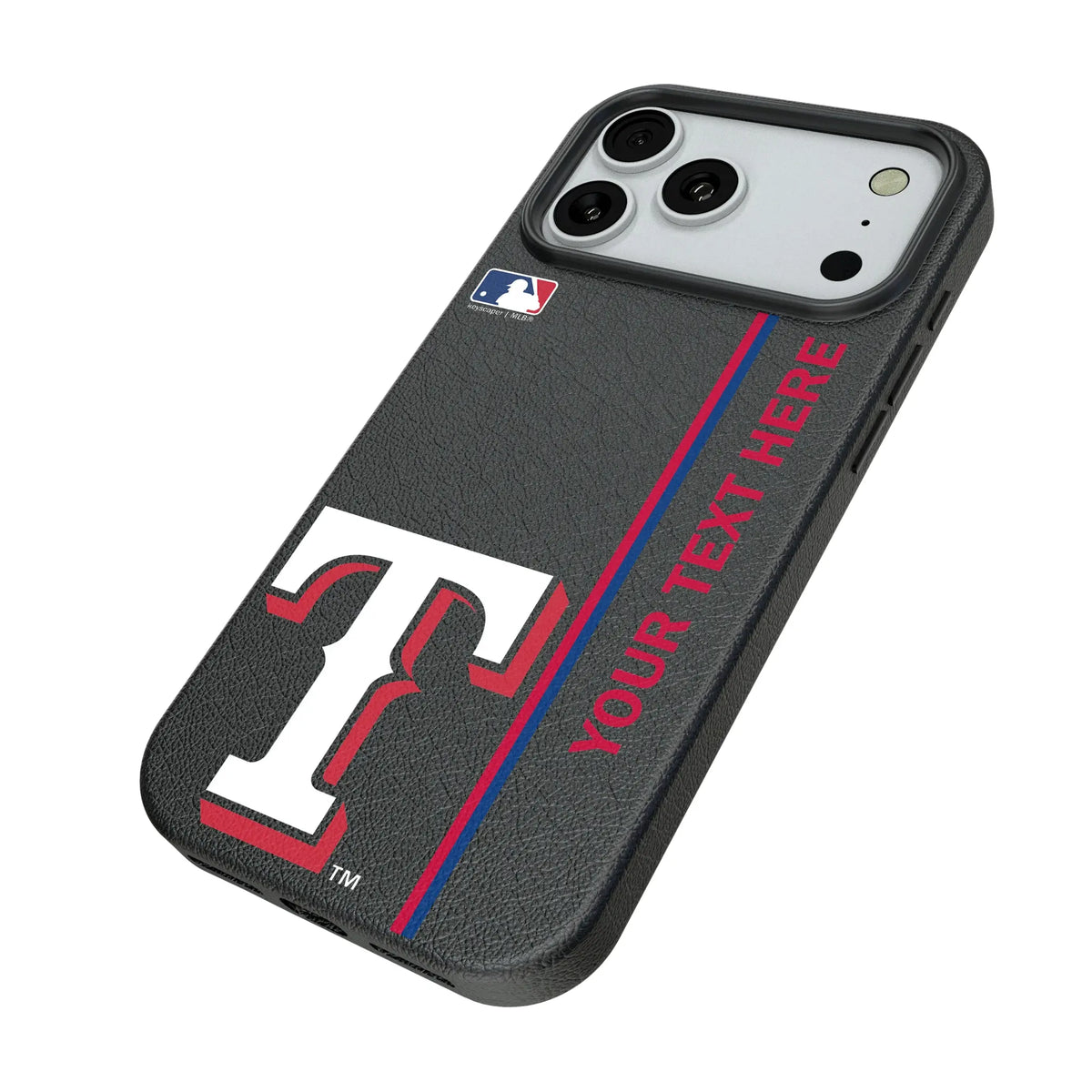 Texas Rangers Personalized Sidebard iPhone MagSafe Compatible Phone Case for Apple iPhone - Isometric View#Device_iPhone 18 Pro Max