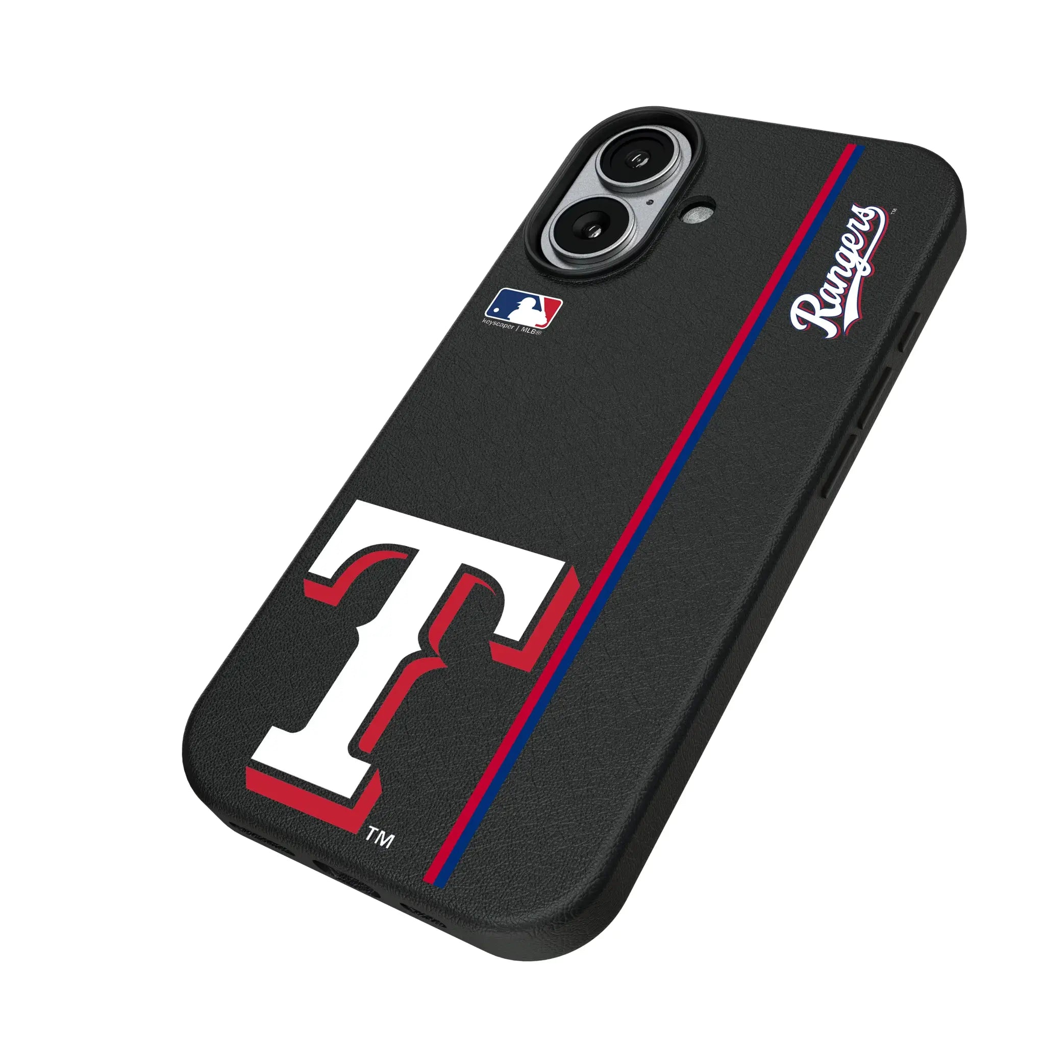 Texas Rangers Sidebar iPhone MagSafe Compatible Phone Case for Apple iPhone - Isometric View#Device_iPhone 17