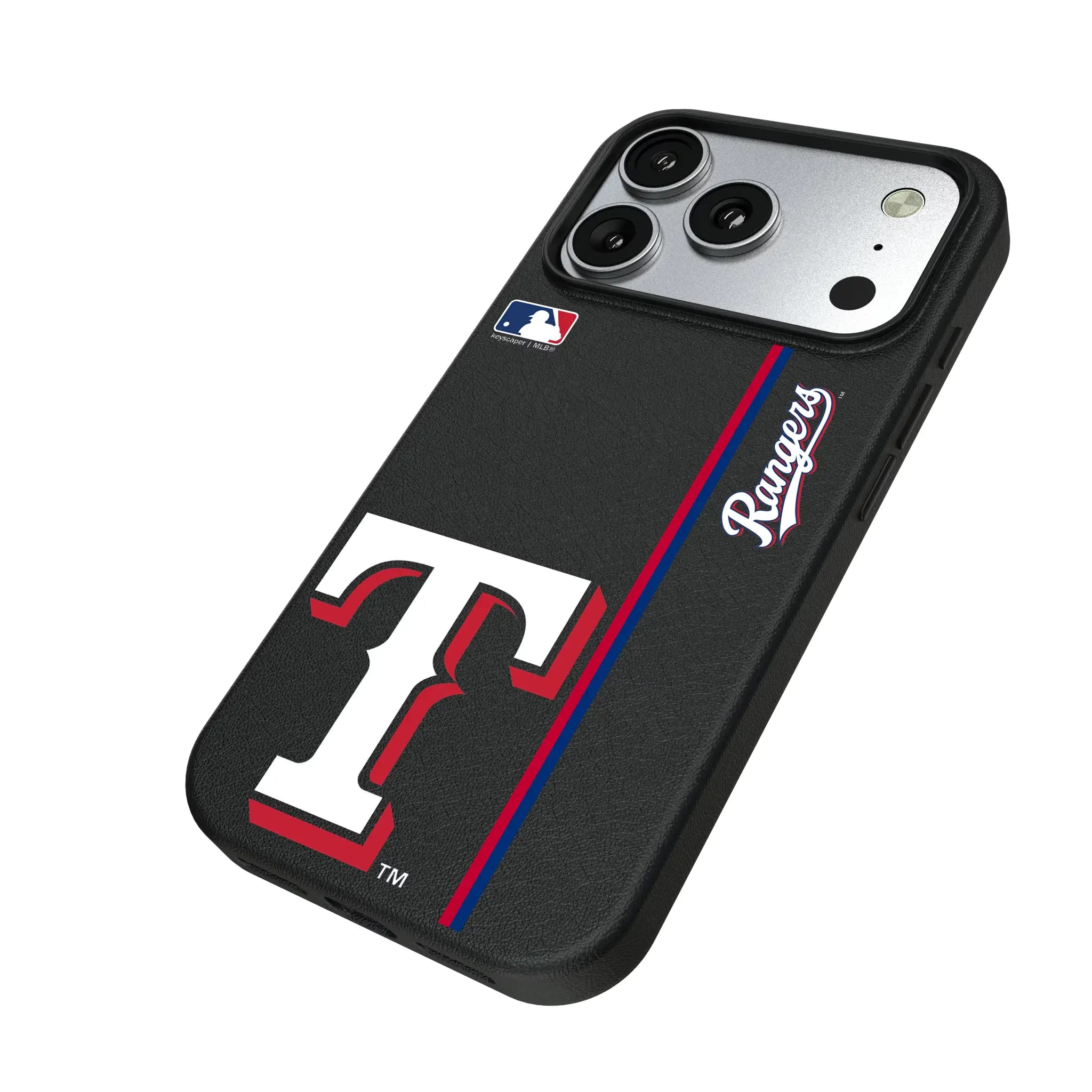 Texas Rangers Sidebar iPhone MagSafe Compatible Phone Case for Apple iPhone - Isometric View#Device_iPhone 17 Pro