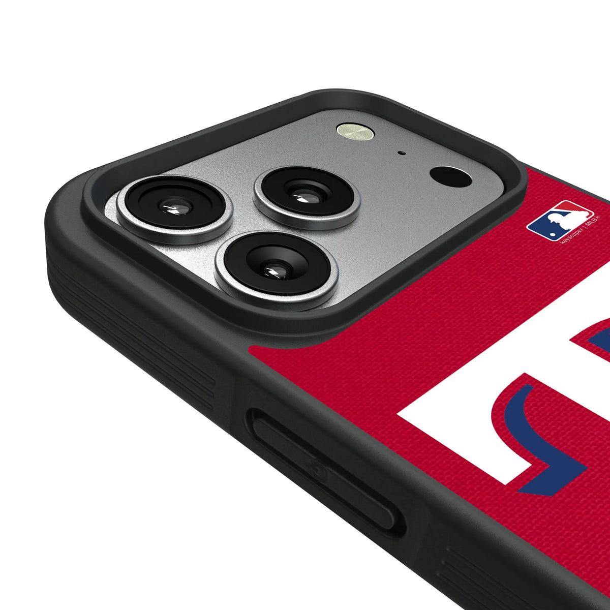 Texas Rangers Solid iPhone Bump Phone Case for Apple iPhone - Detail#Device_iPhone 17 Pro