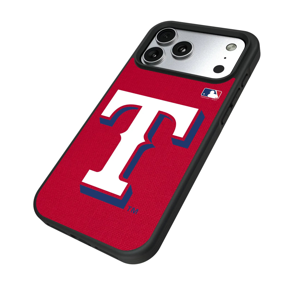 Texas Rangers Solid iPhone Bump Phone Case for Apple iPhone - Isometric View#Device_iPhone 17 Pro Max