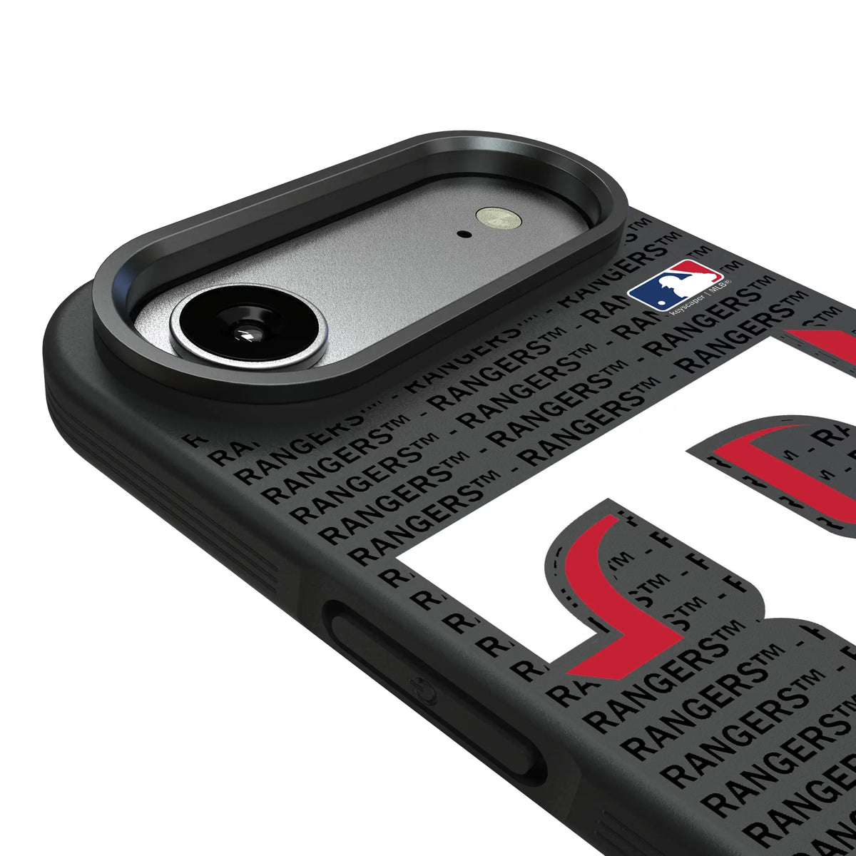 Texas Rangers Text Backdrop iPhone Bump Phone Case for Apple iPhone - Detail#Device_iPhone Air