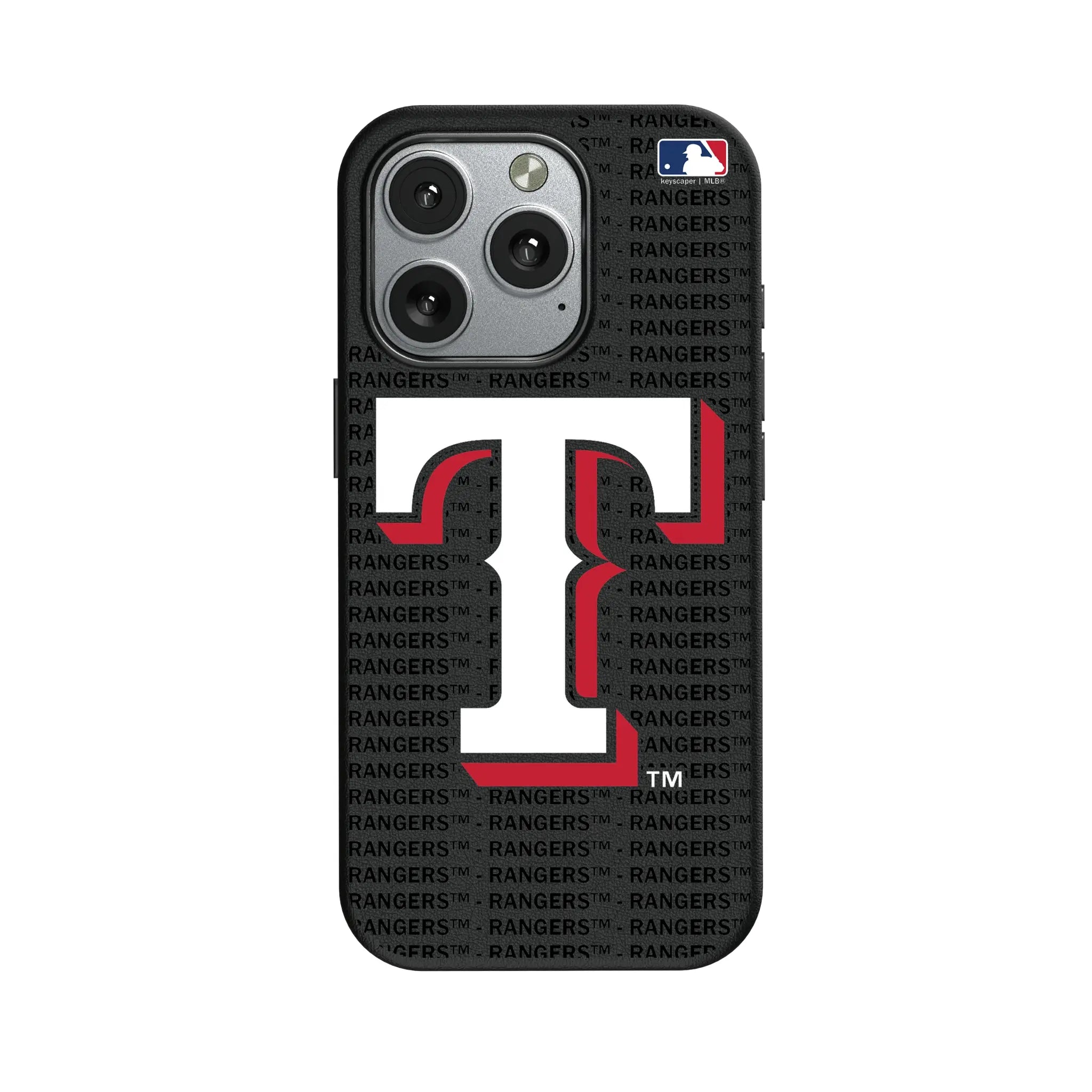 Texas Rangers Text Backdrop iPhone MagSafe Compatible Phone Case for Apple iPhone