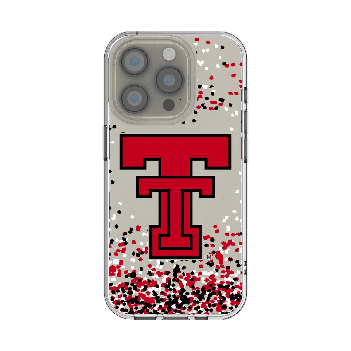 Texas Tech Red Raiders Confetti iPhone Clear Phone Case for Apple iPhone