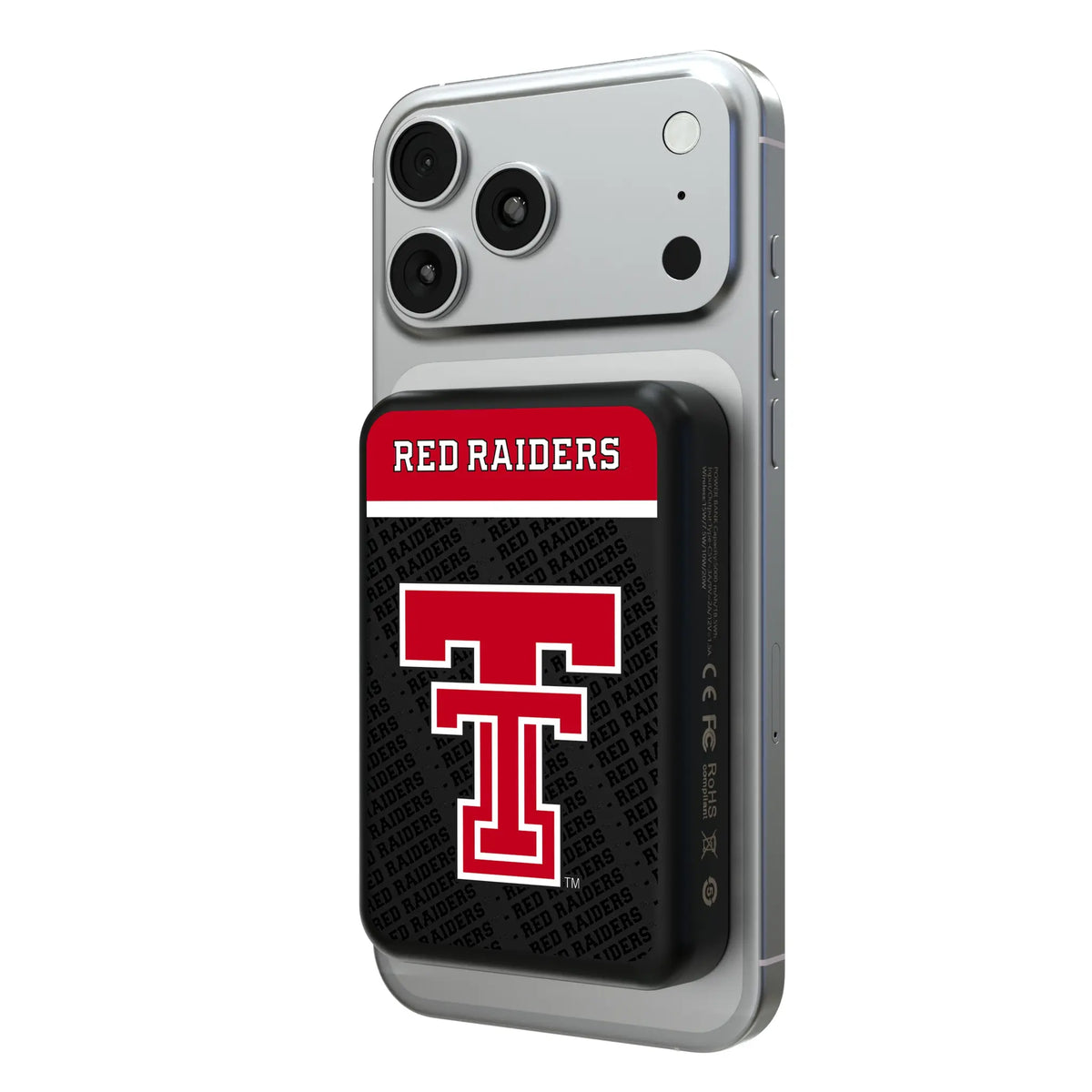 Texas Tech Red Raiders Endzone Plus Wireless Mag Power Bank