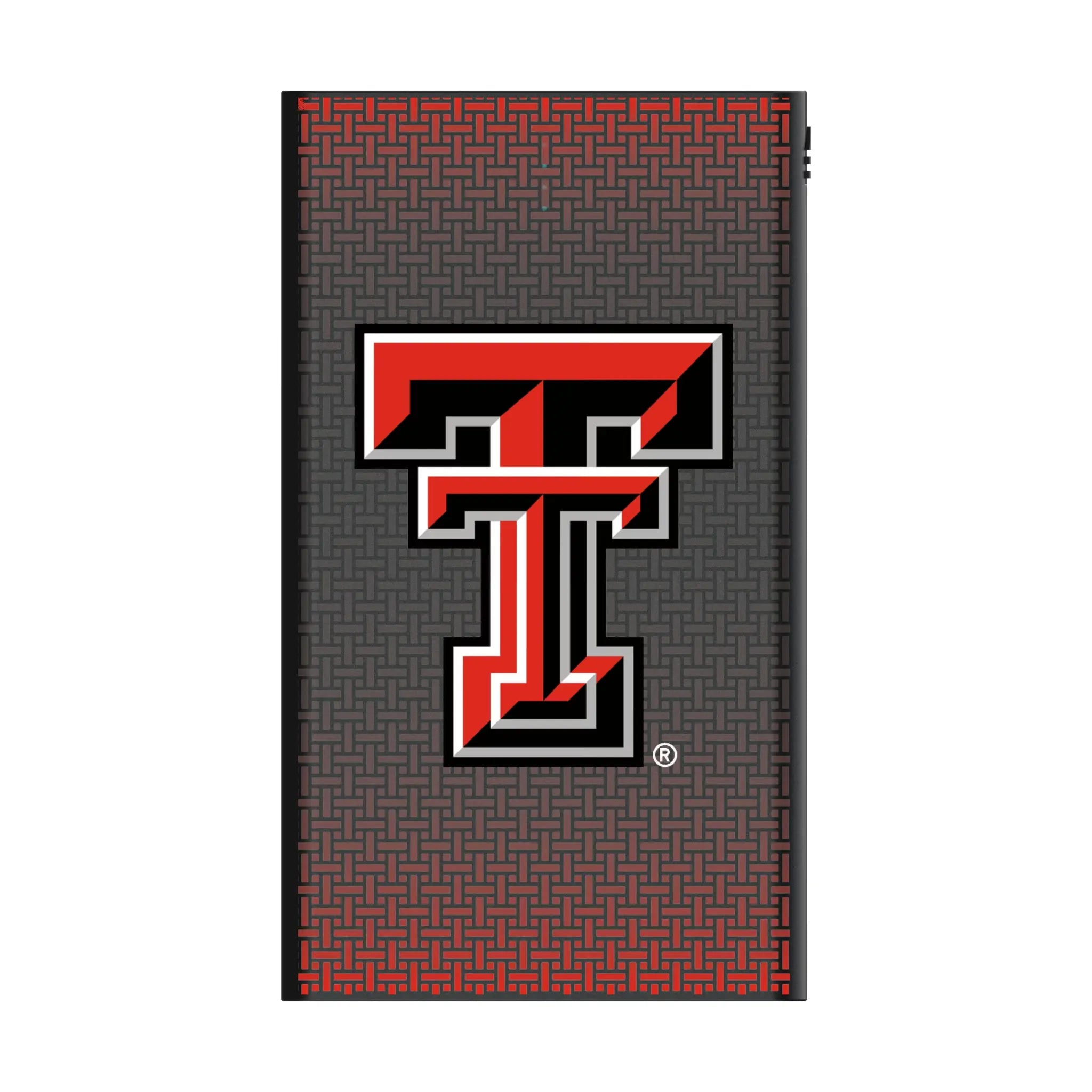 Texas Tech Red Raiders Linen 5000mAh Flat Power Bank