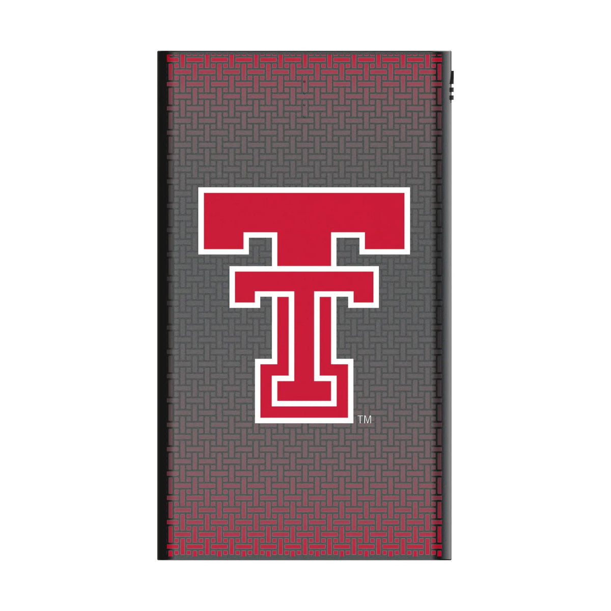 Texas Tech Red Raiders Linen 5000mAh Flat Power Bank
