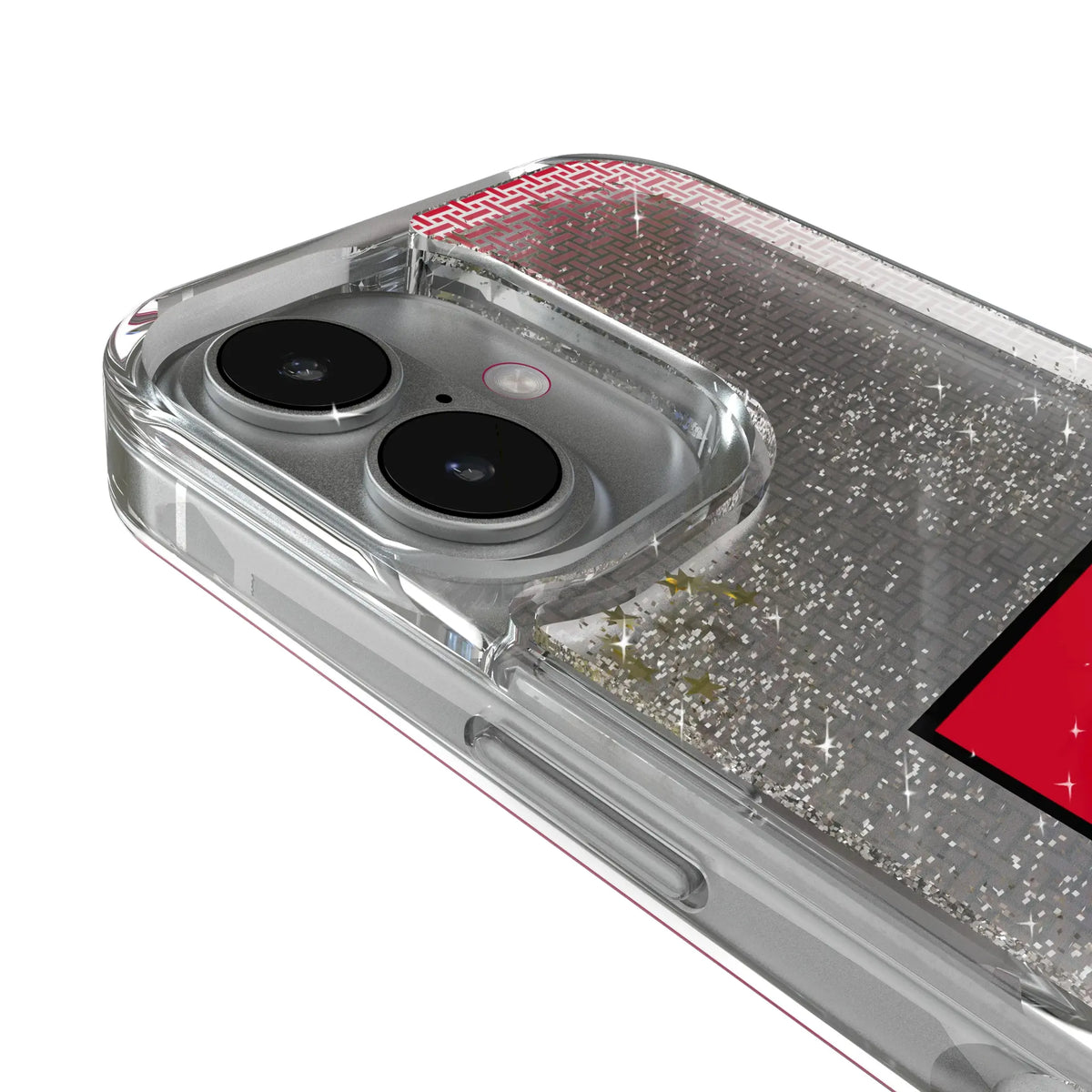Texas Tech Red Raiders Linen iPhone Glitter Phone Case for Apple iPhone - Detail#Device_iPhone 17