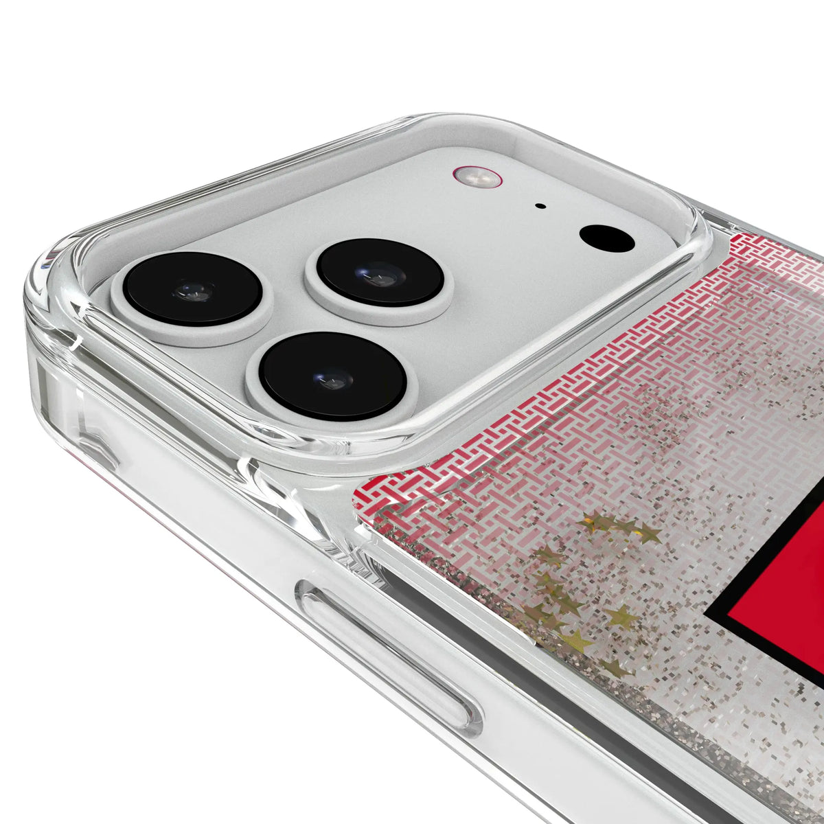 Texas Tech Red Raiders Linen iPhone Glitter Phone Case for Apple iPhone - Detail#Device_iPhone 18 Pro Max