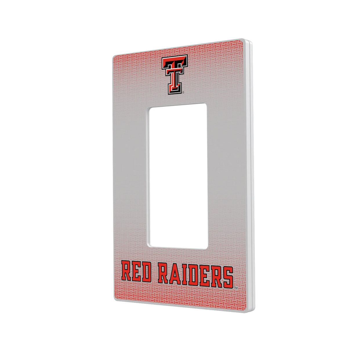 Texas Tech Red Raiders Linen Hidden-Screw Light Switch Plate#Style_Single Rocker