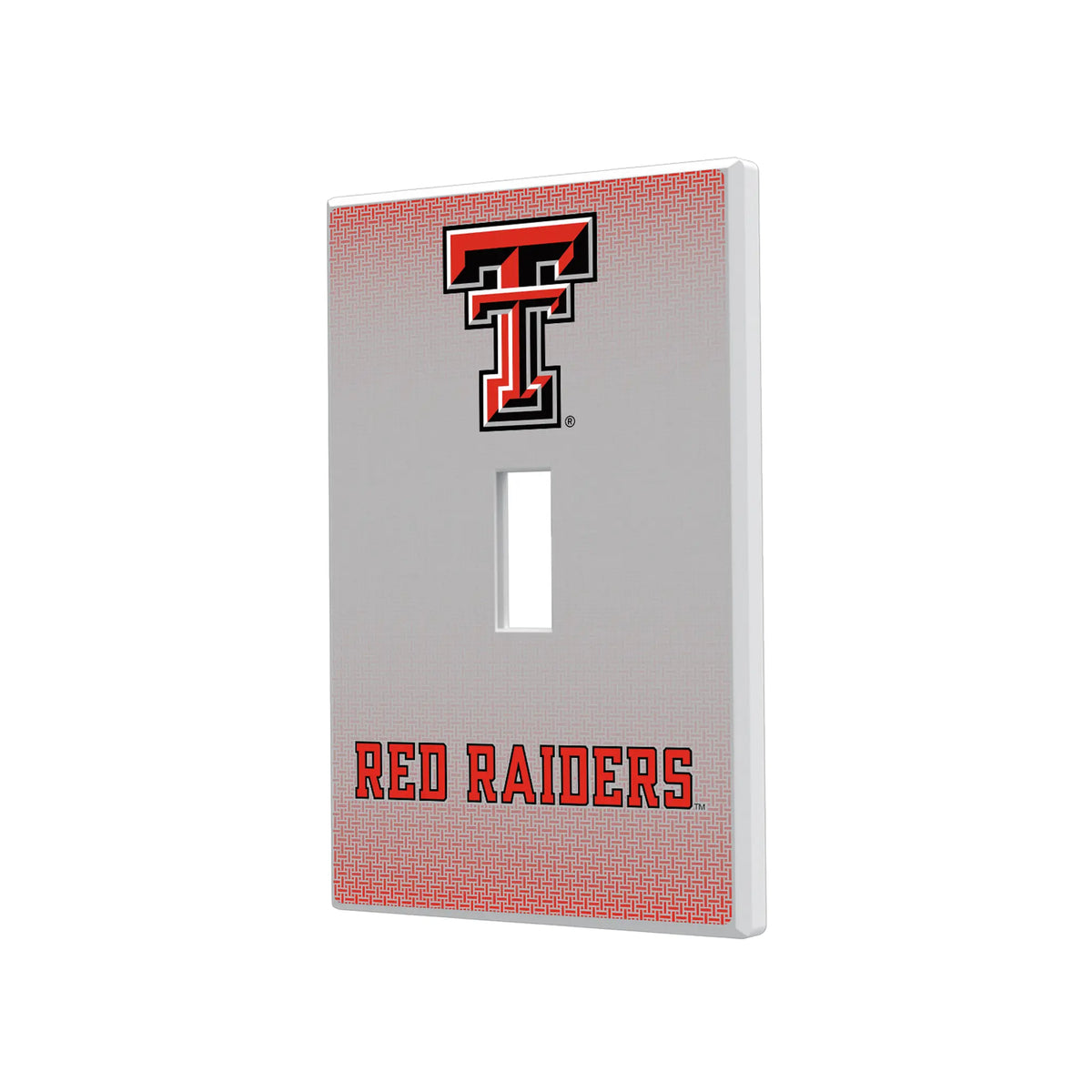 Texas Tech Red Raiders Linen Hidden-Screw Light Switch Plate#Style_Single Toggle
