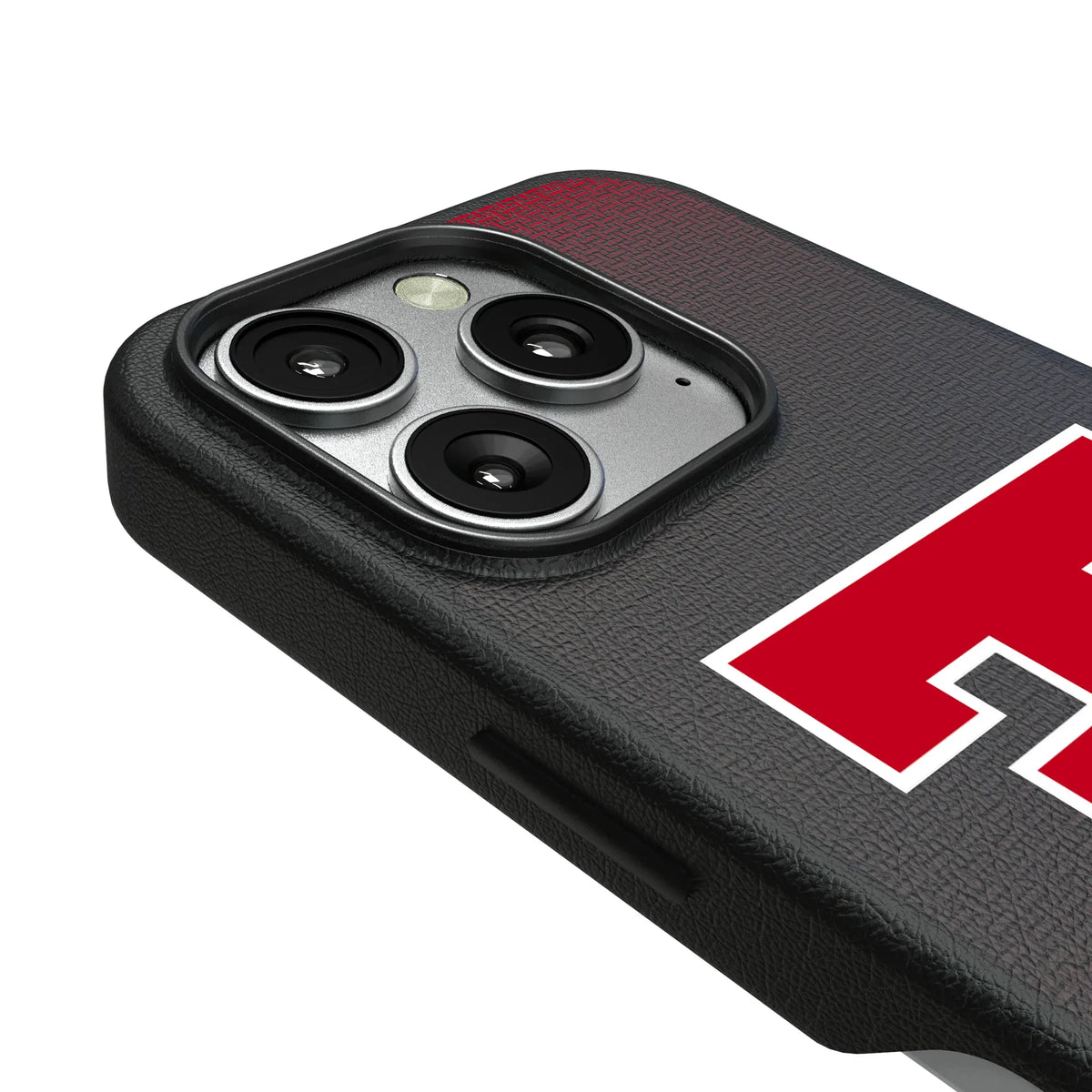 Texas Tech Red Raiders Linen iPhone MagSafe Compatible Phone Case for Apple iPhone - Detail#Device_iPhone 16 Pro