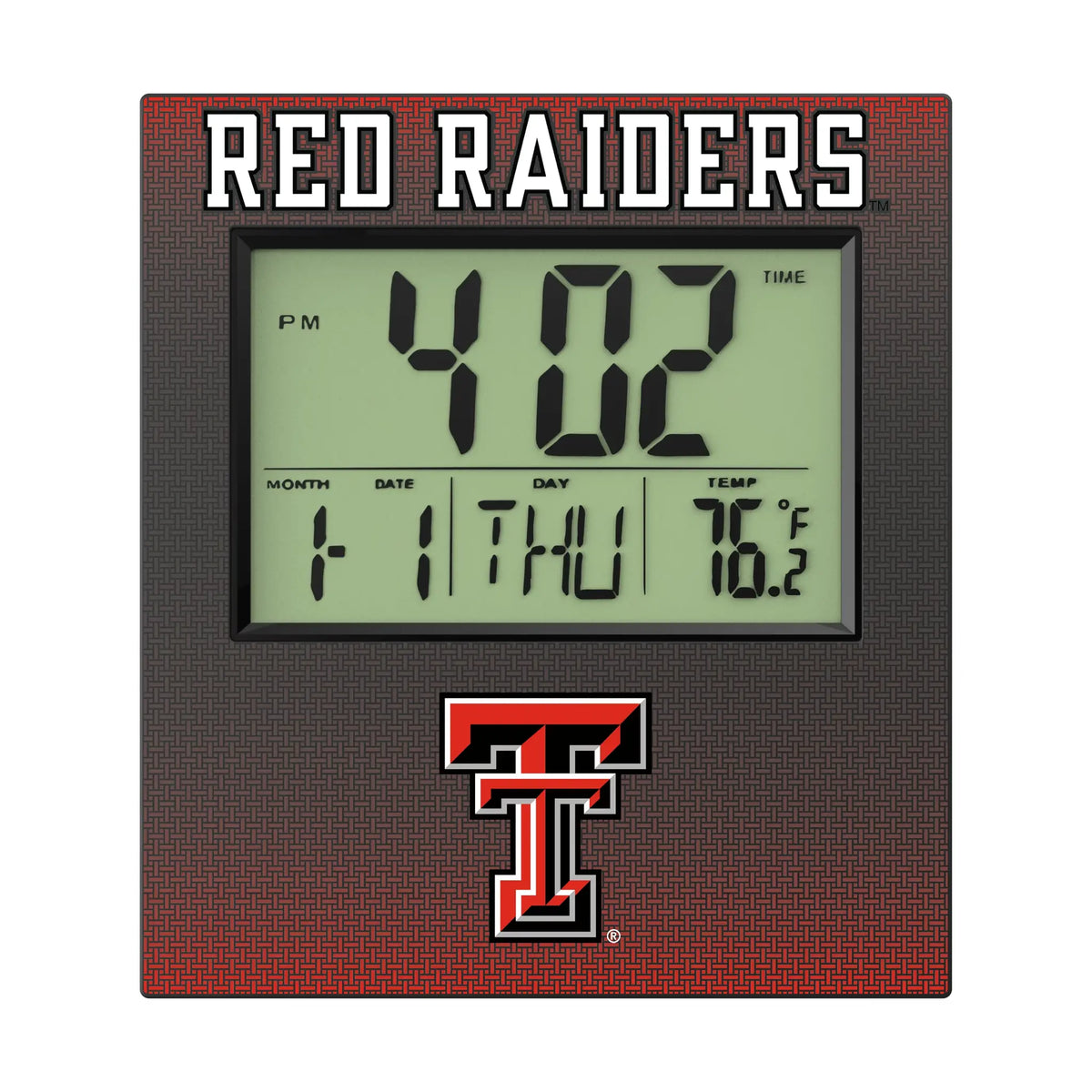 Texas Tech Red Raiders Linen Wall Clock