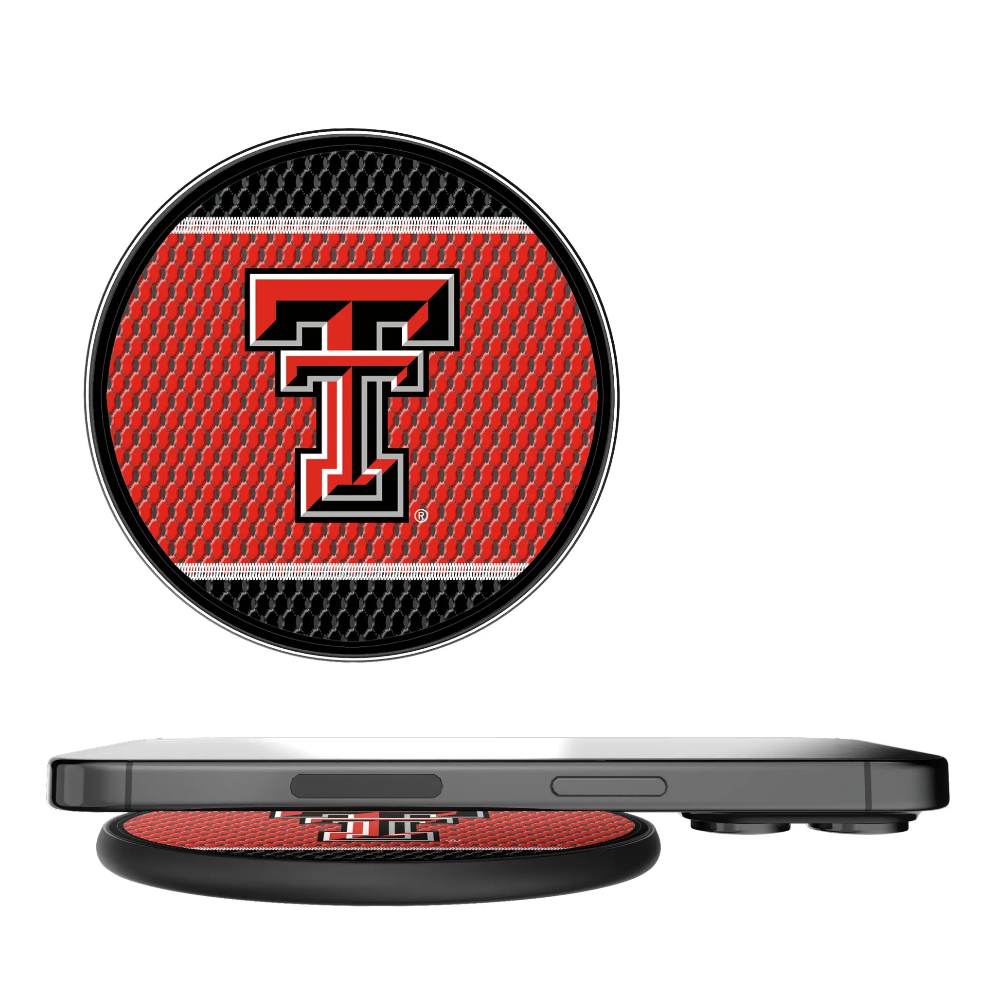 Texas Tech Red Raiders Mesh 15-Watt Wireless Charger