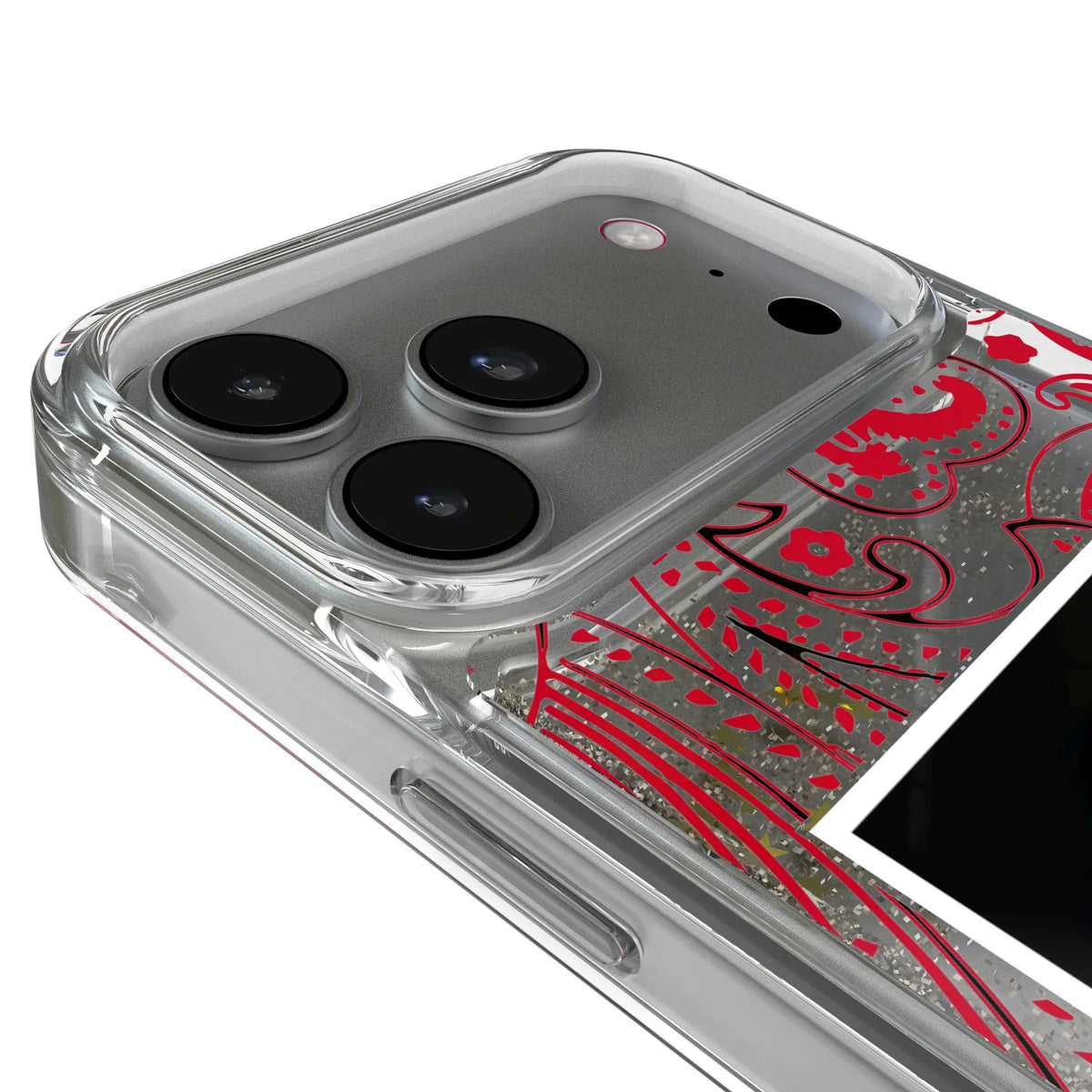 Texas Tech Red Raiders Paisley iPhone Glitter Phone Case for Apple iPhone - Detail#Device_iPhone 17 Pro Max