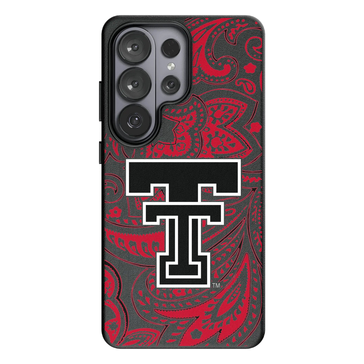 Texas Tech Red Raiders Paisley Galaxy MagSafe Compatible Phone Case for Samsung Galaxy#Device_Galaxy S26 Ultra
