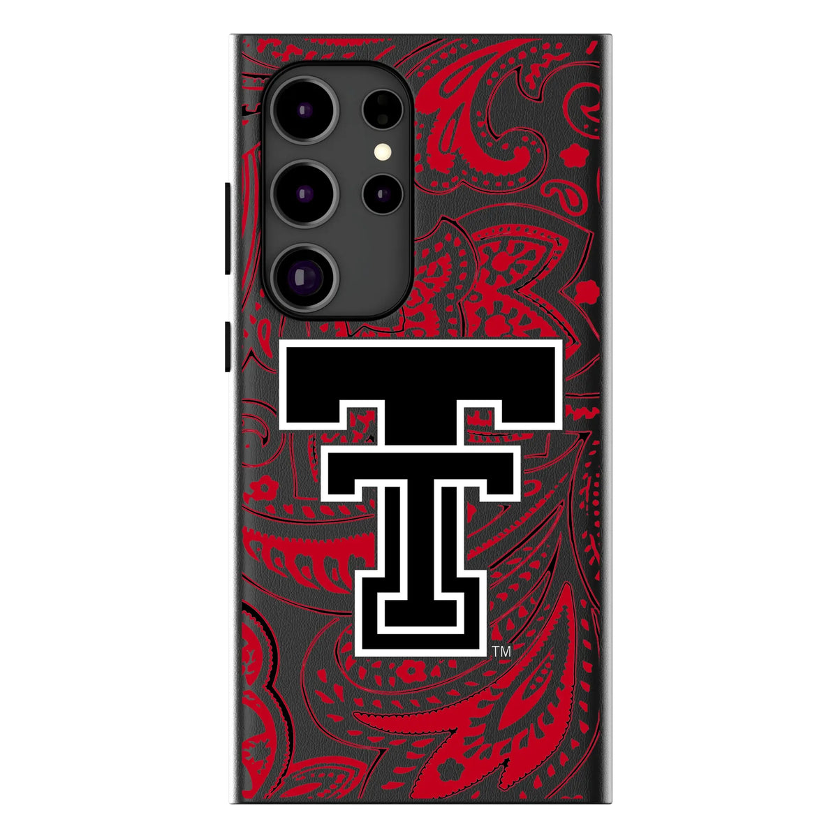 Texas Tech Red Raiders Paisley Galaxy MagSafe Compatible Phone Case for Samsung Galaxy#Device_Galaxy S26 Ultra
