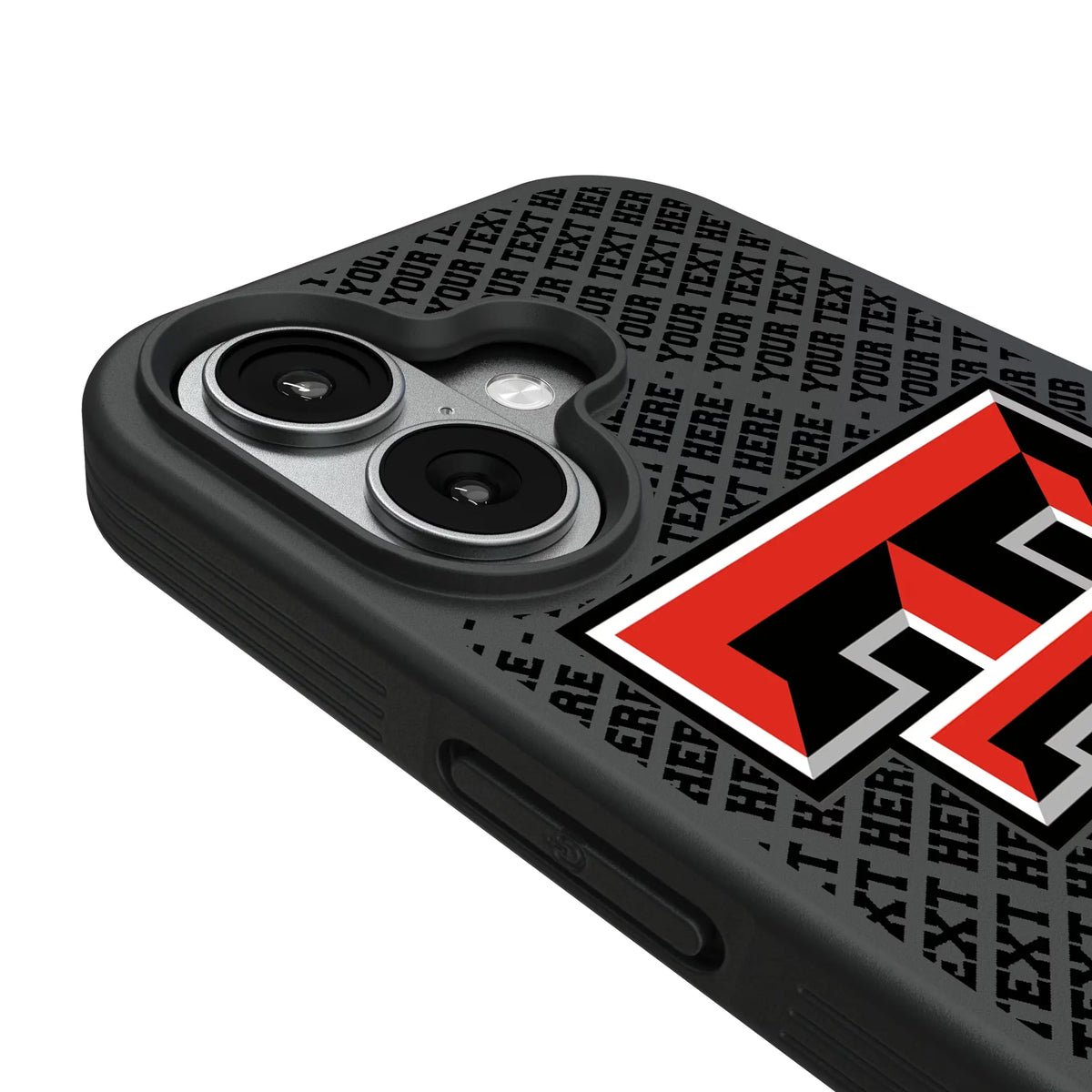 Texas Tech Red Raiders Personalized EndZone Plus iPhone Bump Phone Case for Apple iPhone - Detail#Device_iPhone 17
